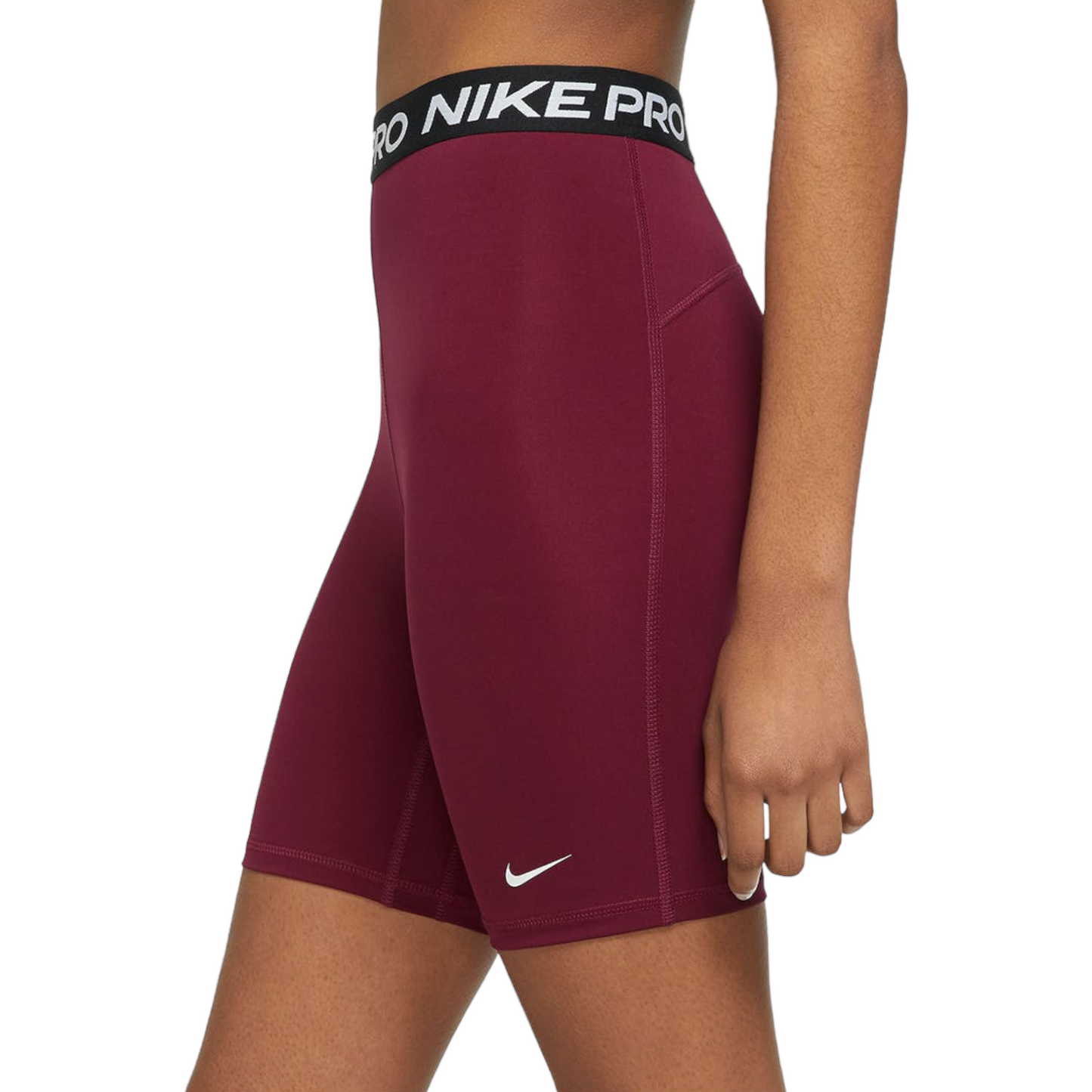 Nike Women's Pro 365 High-Waisted 18cm Shorts - Red