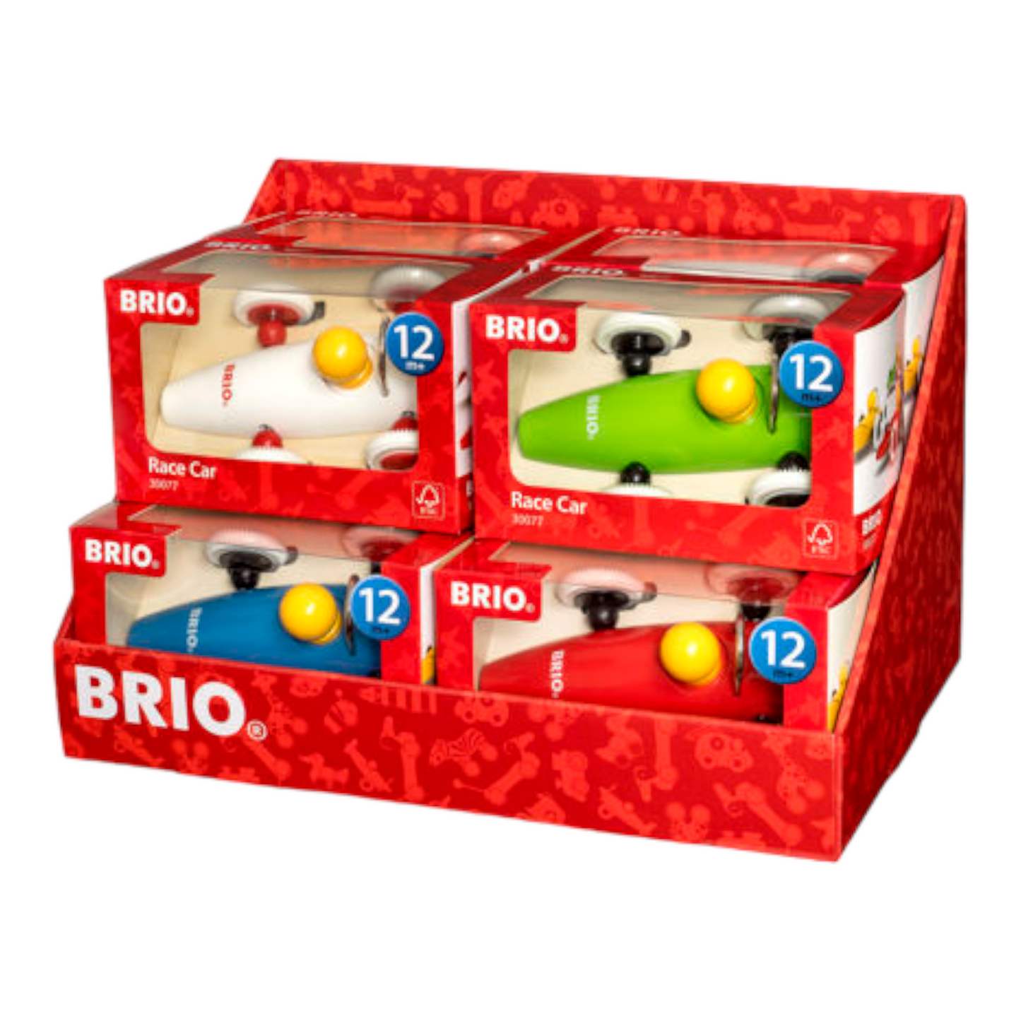 BRIO Toddler - Race Car Assorted Colours CDU8
