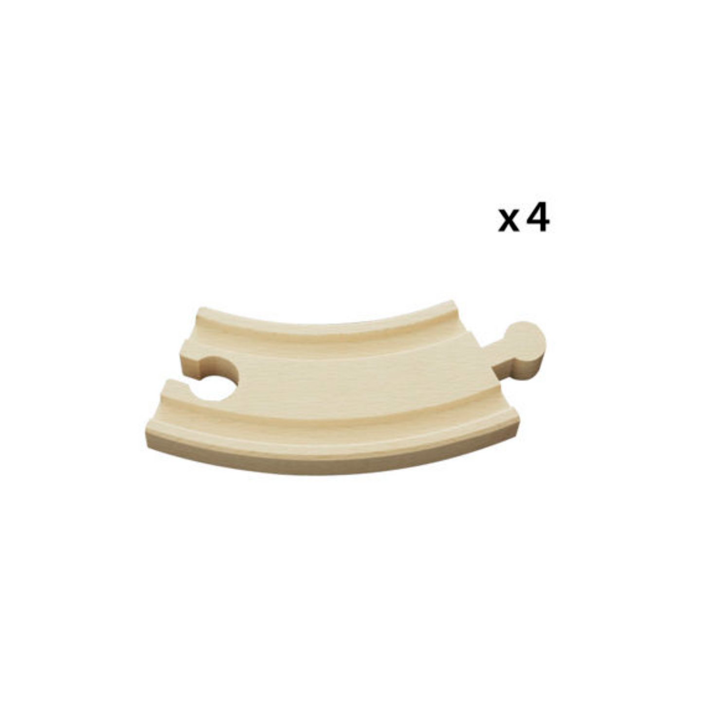 BRIO Tracks - Medium Straight Tracks, 4 pieces