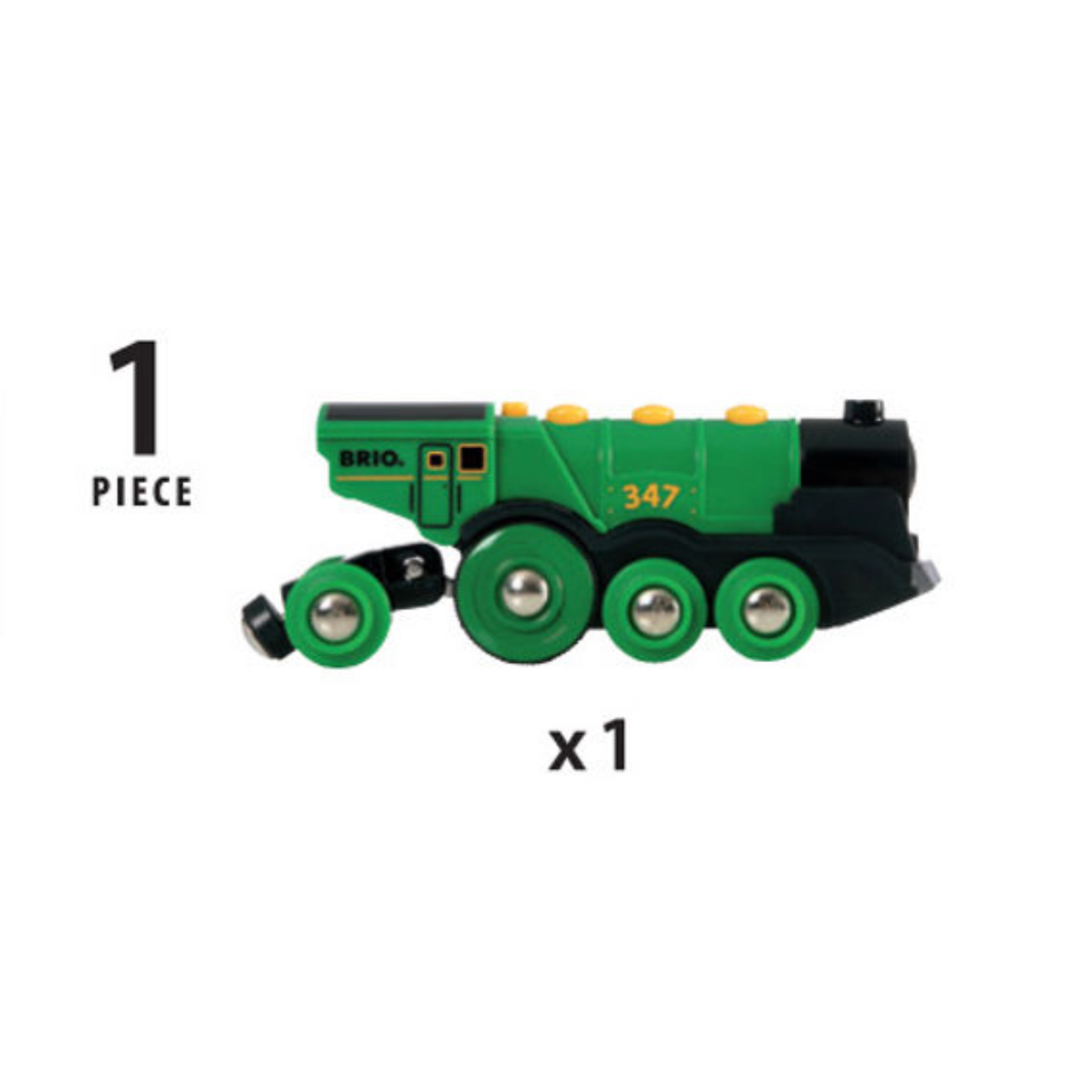 BRIO B/O - Big Green Action Locomotive