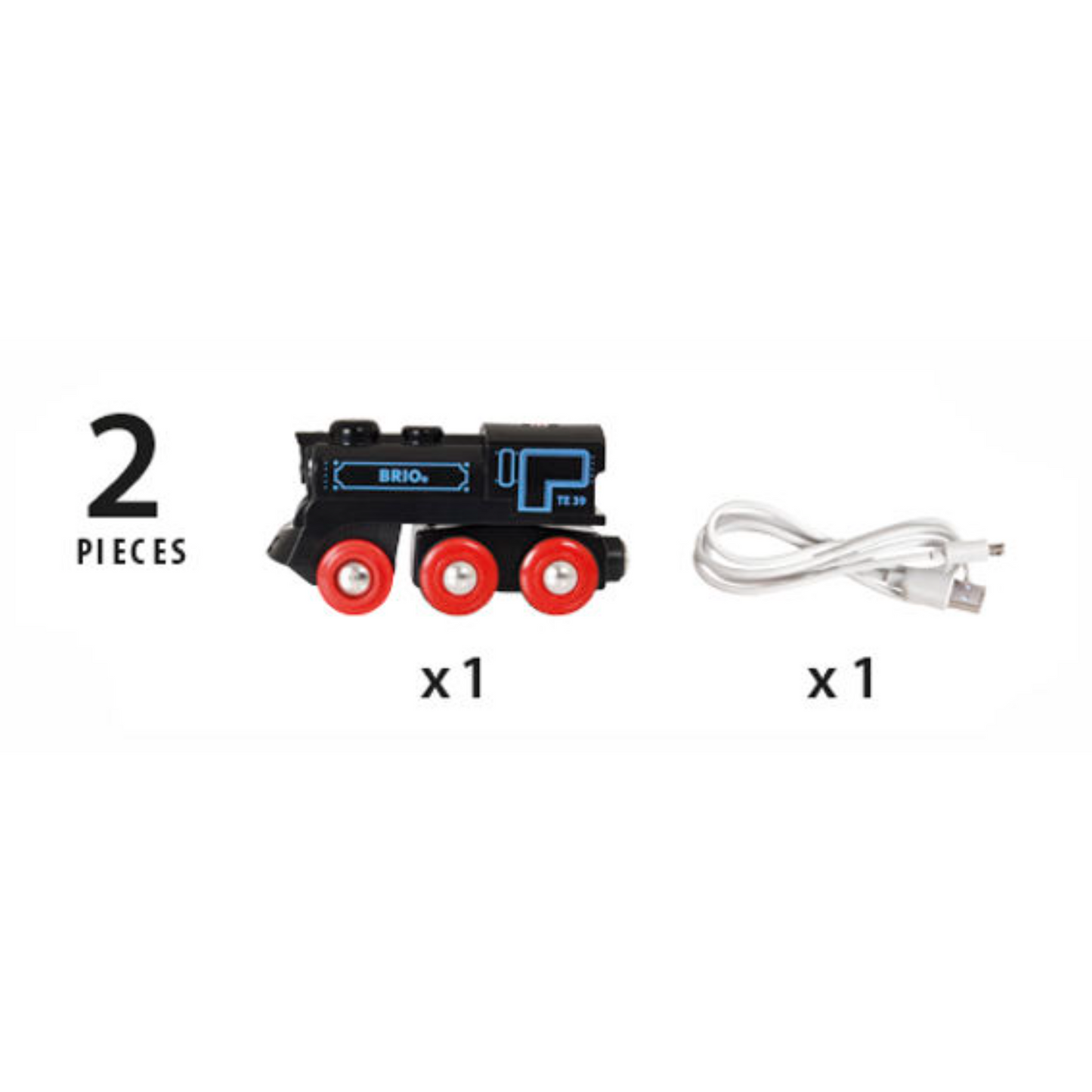 BRIO Train - Rechargeable Engine w mini USB cable