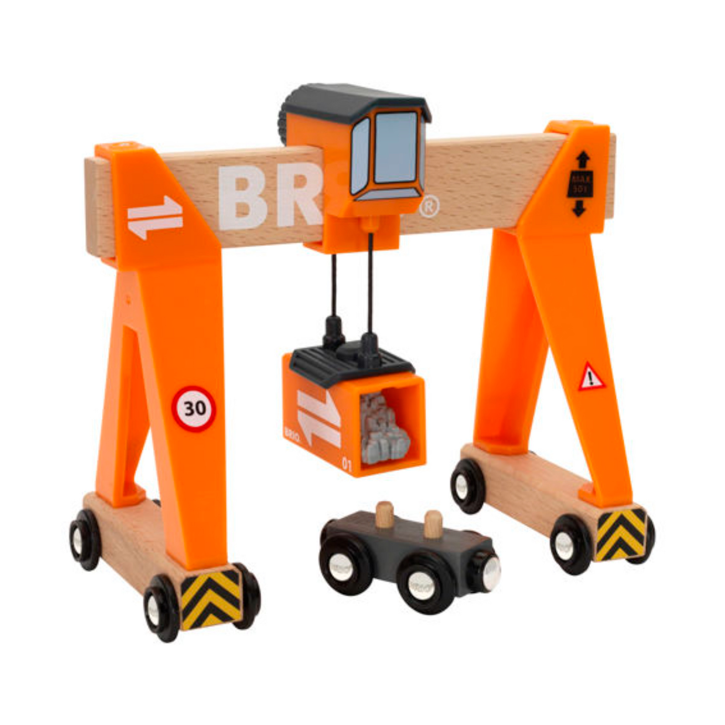 BRIO Crane - Gantry Crane, 4 pieces