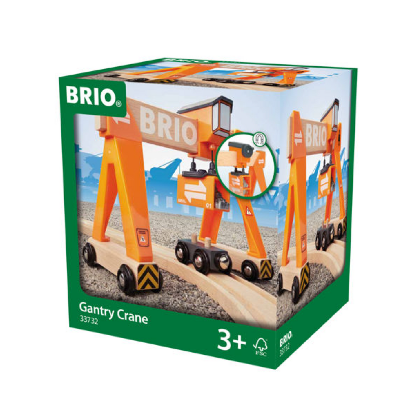 BRIO Crane - Gantry Crane, 4 pieces