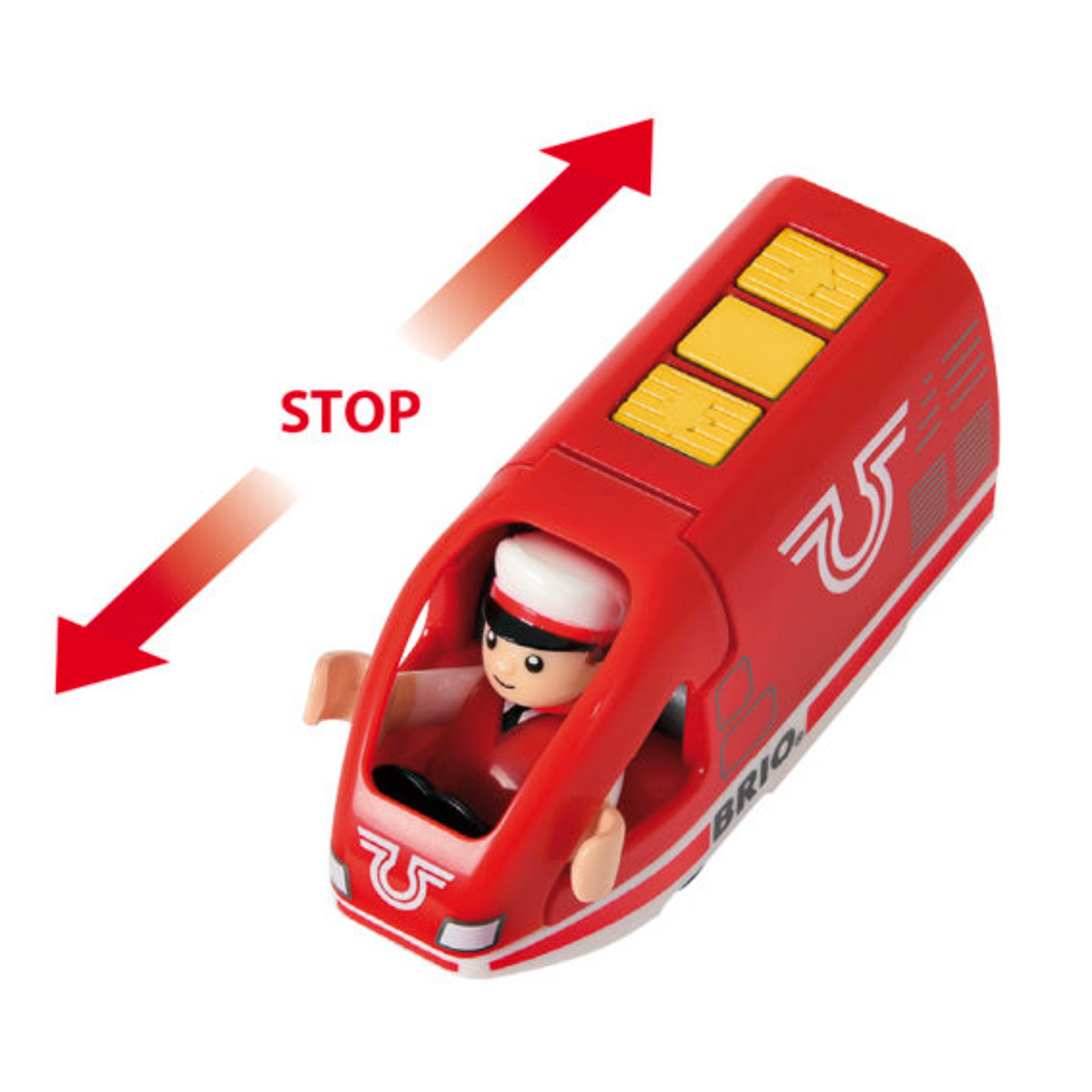 BRIO Train - Travel Rechargeable Train, 4 pieces