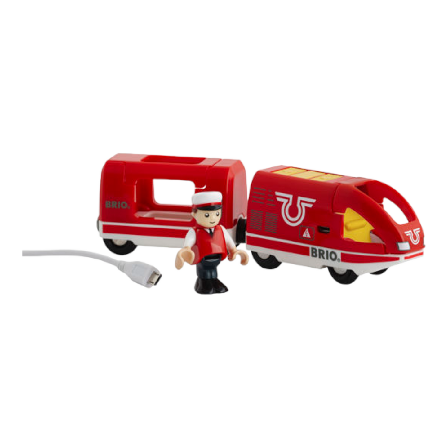 BRIO Train - Travel Rechargeable Train, 4 pieces