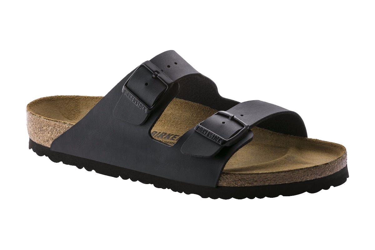 Birkenstock Unisex Arizona Birko-Flor Regular Fit Sandal (Black)