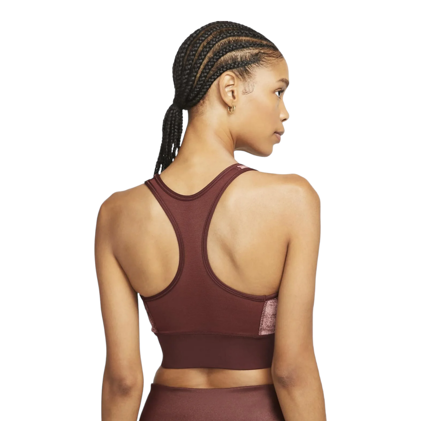 Nike Air Women's Dri-Fit Swoosh Sports Bra - Brown