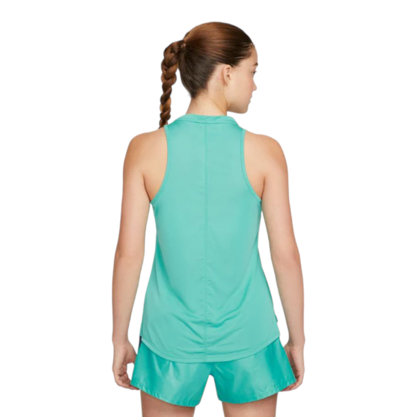 Nike Women's Dri-Fit Swoosh Running Tank - Washed Teal