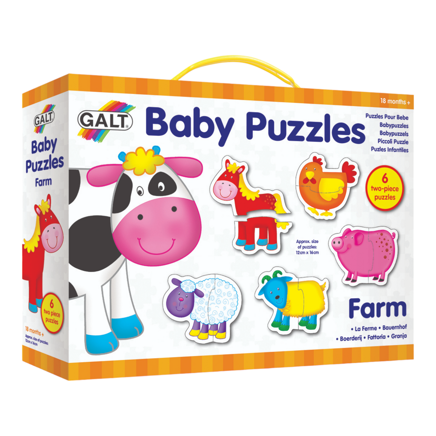 Galt - Baby Puzzles Farm - 2pcs