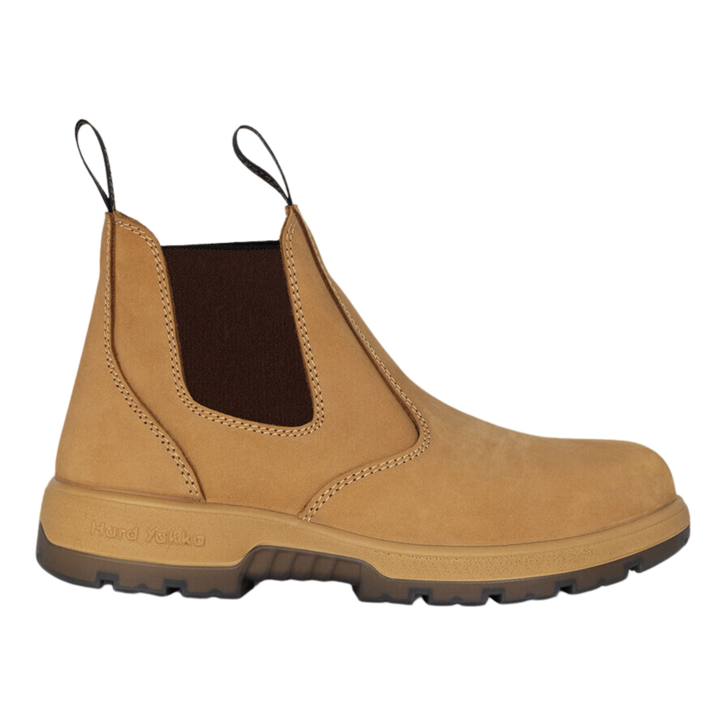 Hard Yakka Men's Outback Pull On Steel Toe PR Safety Boot - Wheat