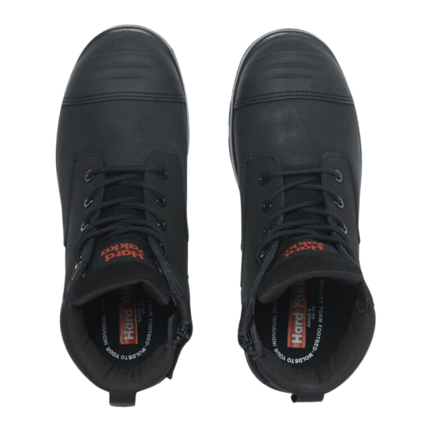 Hard Yakka Men's Toughmaxx 6Z Steel Toe Safety Boot - Black