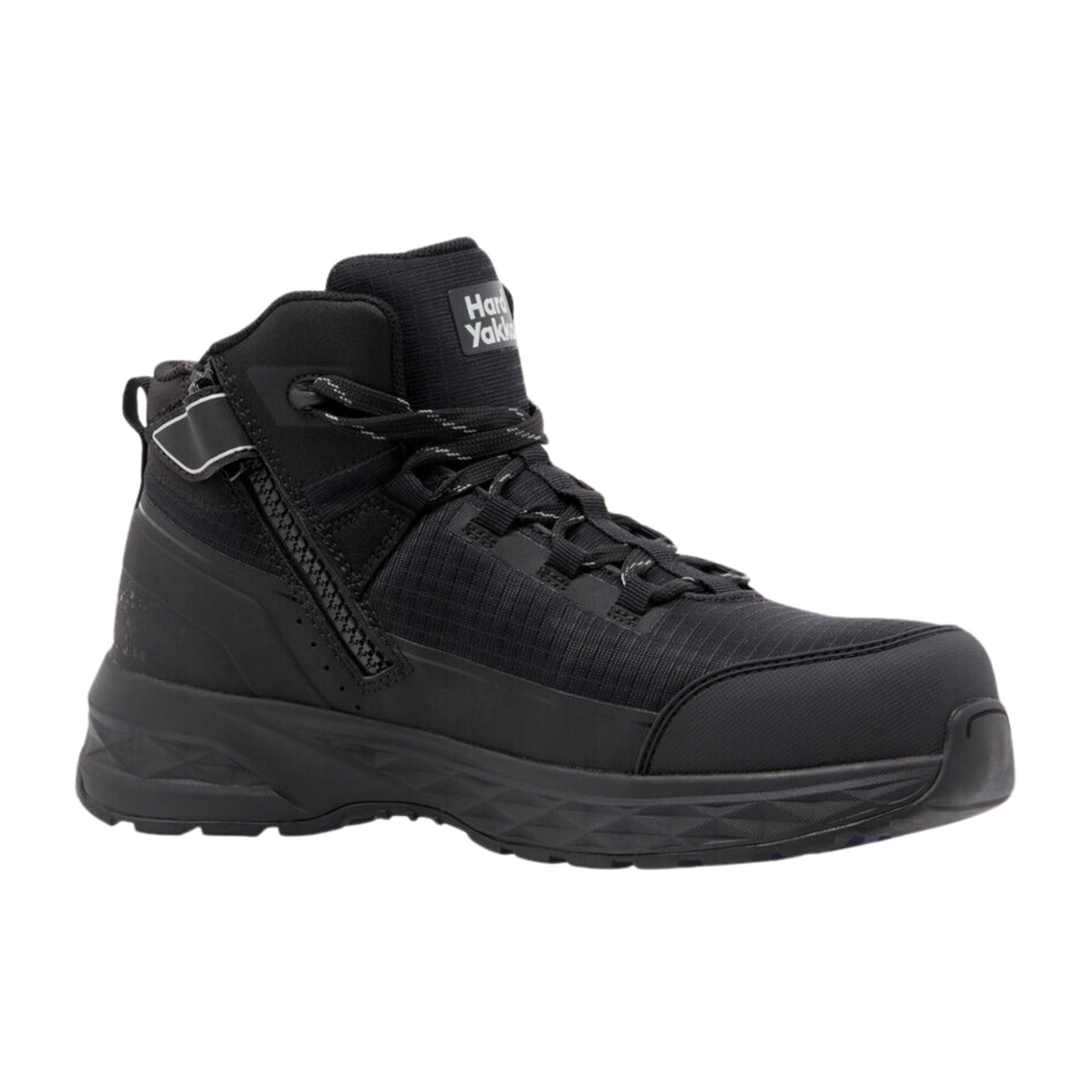 Hard Yakka Men's X Range Mid Composite Toe Saftey Boot - Black