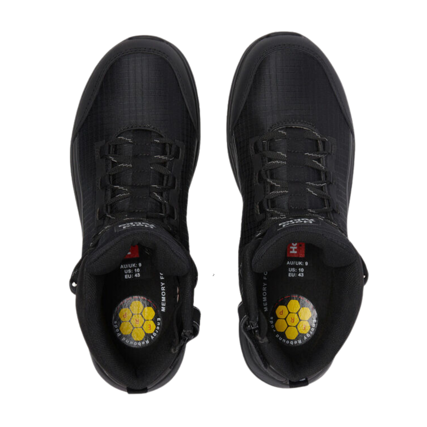 Hard Yakka Men's X Range Mid Composite Toe Saftey Boot - Black