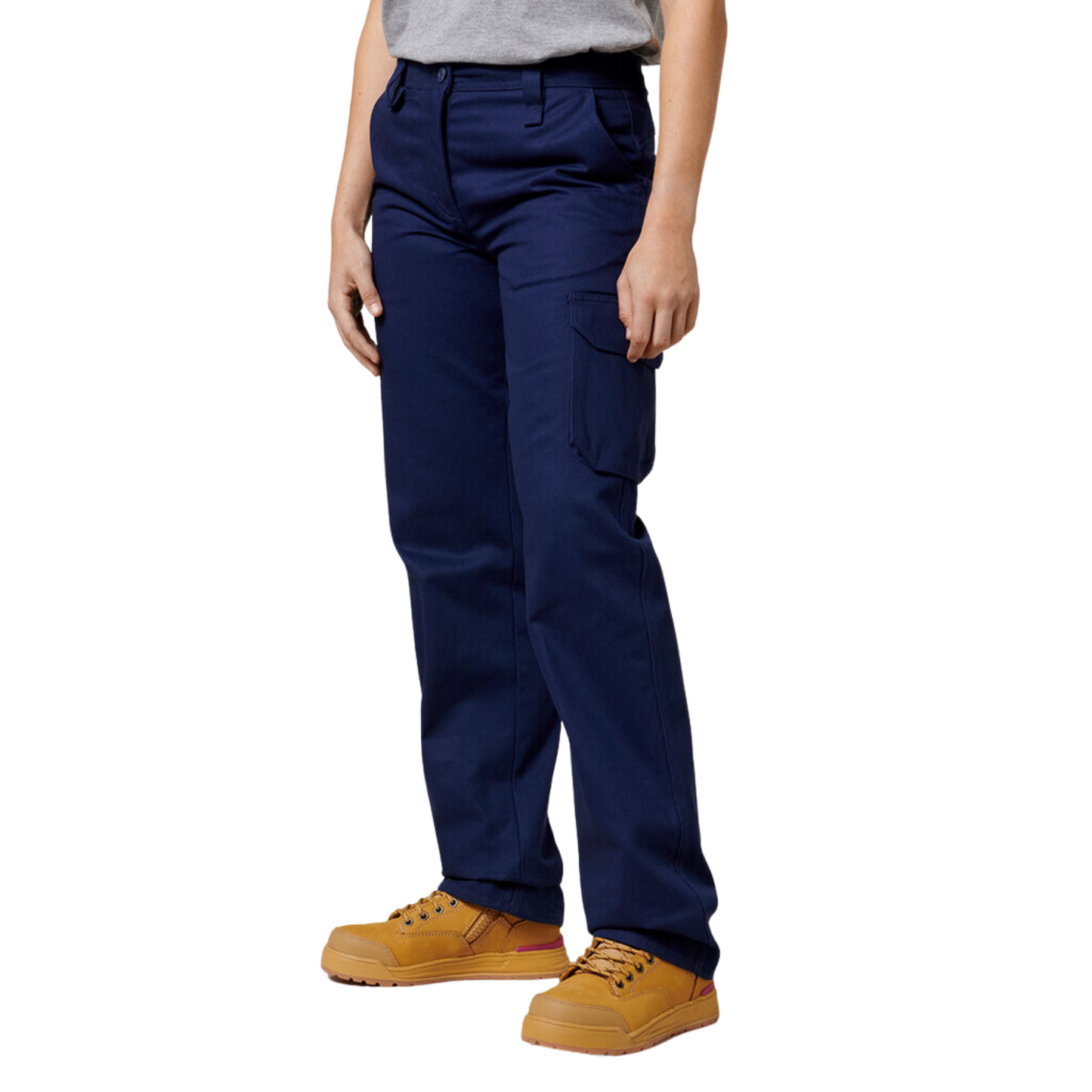 Hard Yakka Women's Cotton Drill Cargo Pant - Navy