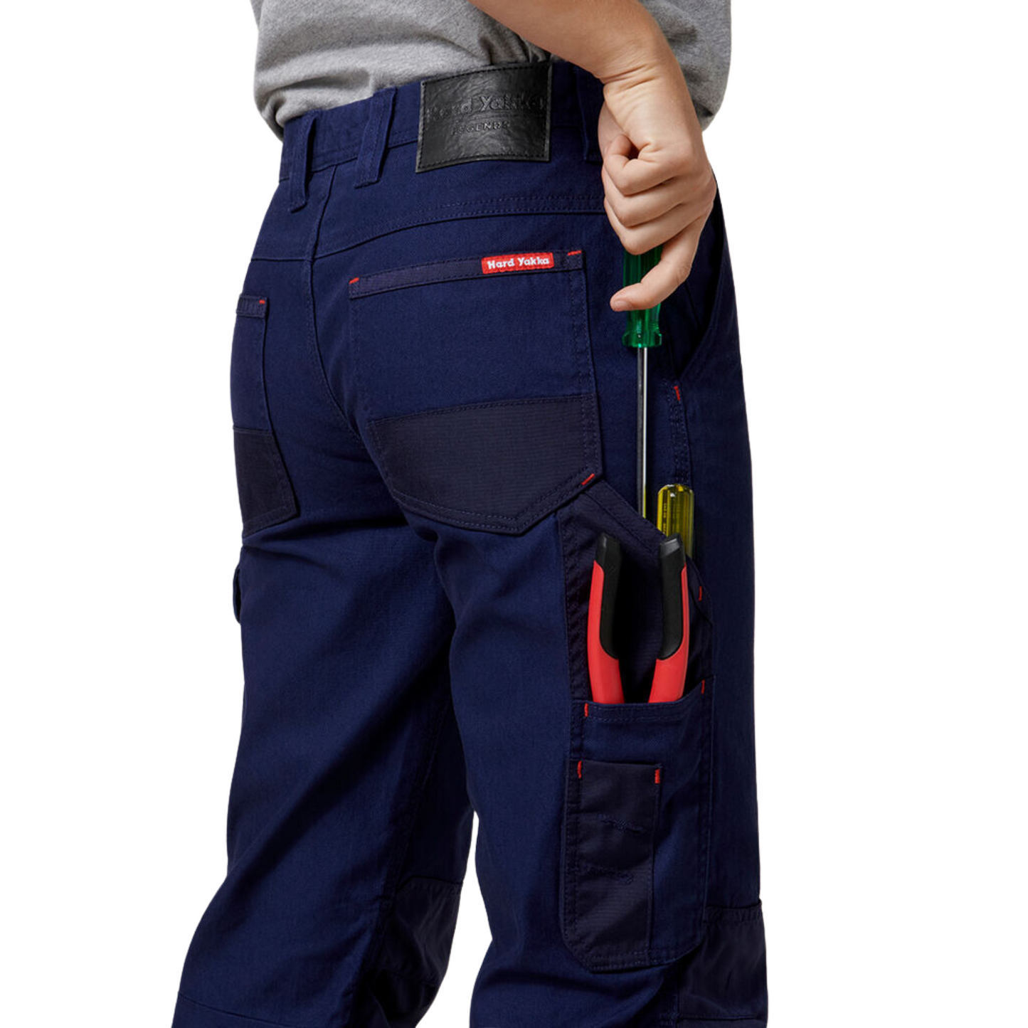 Hard Yakka Women's Legends Cotton Cargo Pant - Navy