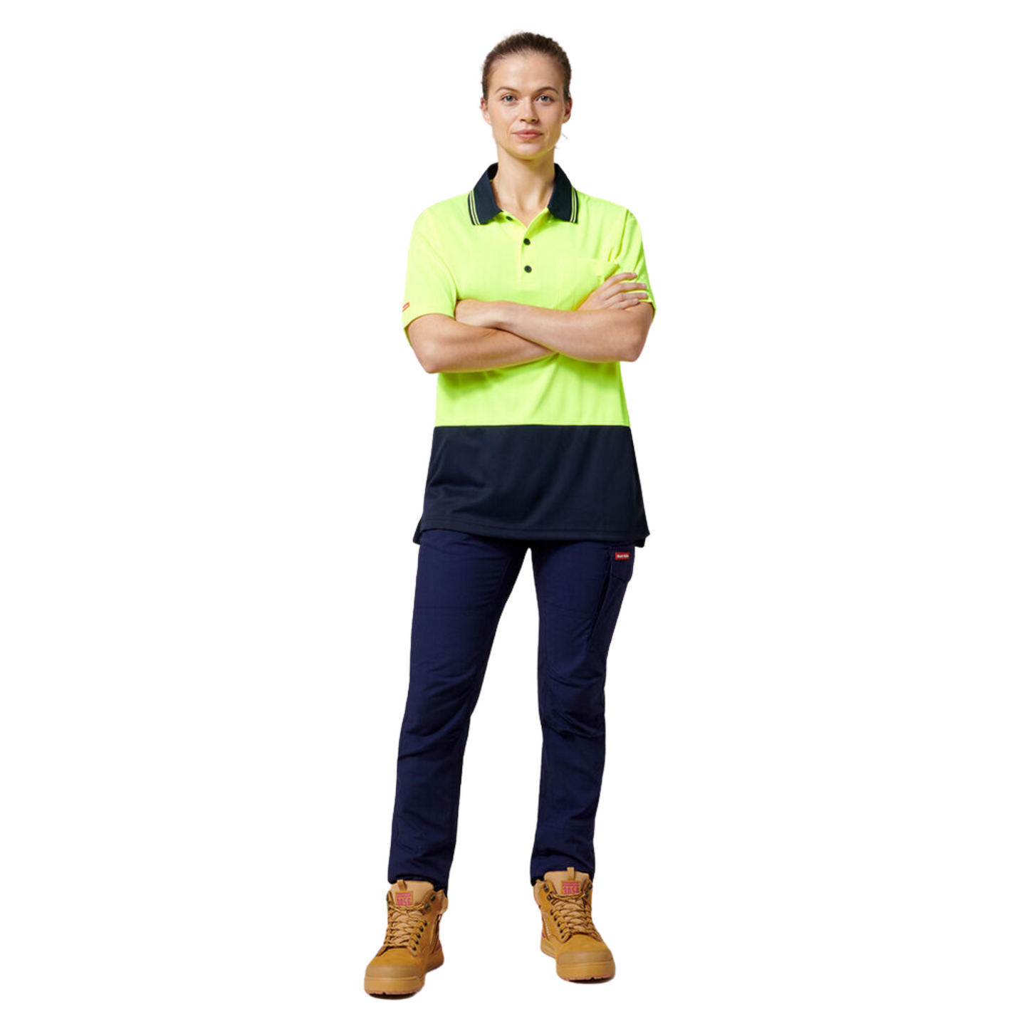 Hard Yakka Women's Ripstop Slim Fit Cargo Pant - Navy