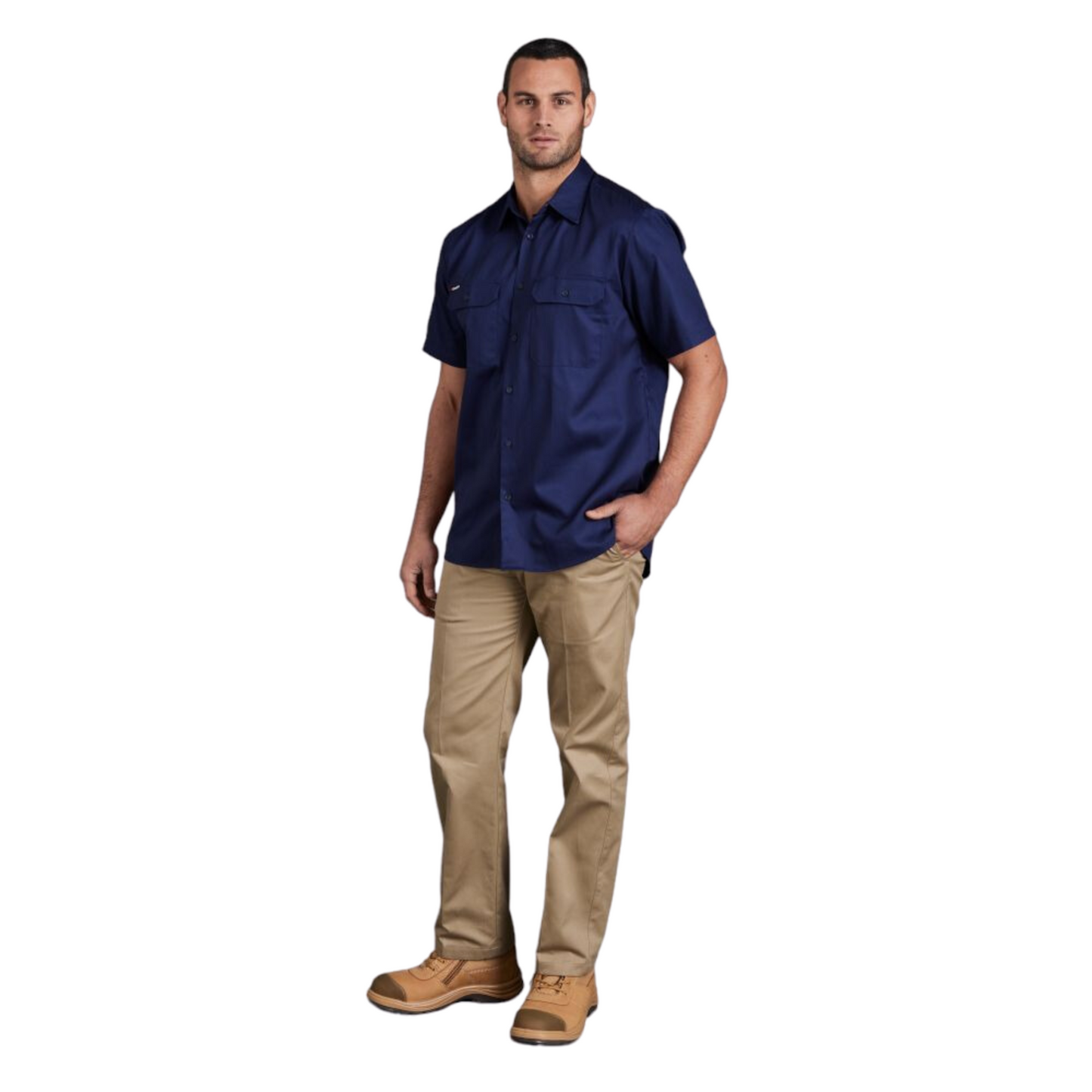 KingGee Men's Originals Steel Tuff Cotton Drill Work Pants - Khaki