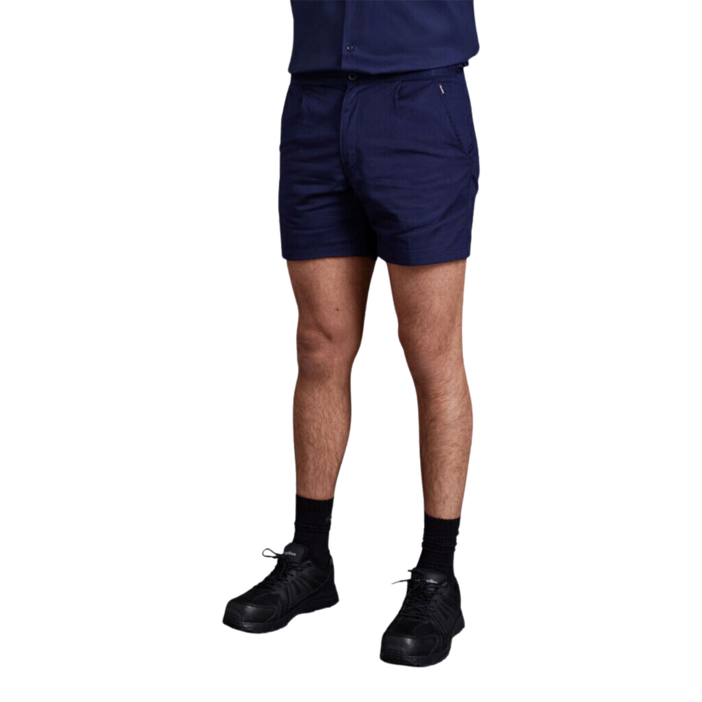 KingGee Men's Originals Side Tab Cotton Drill Work Shorts - Navy