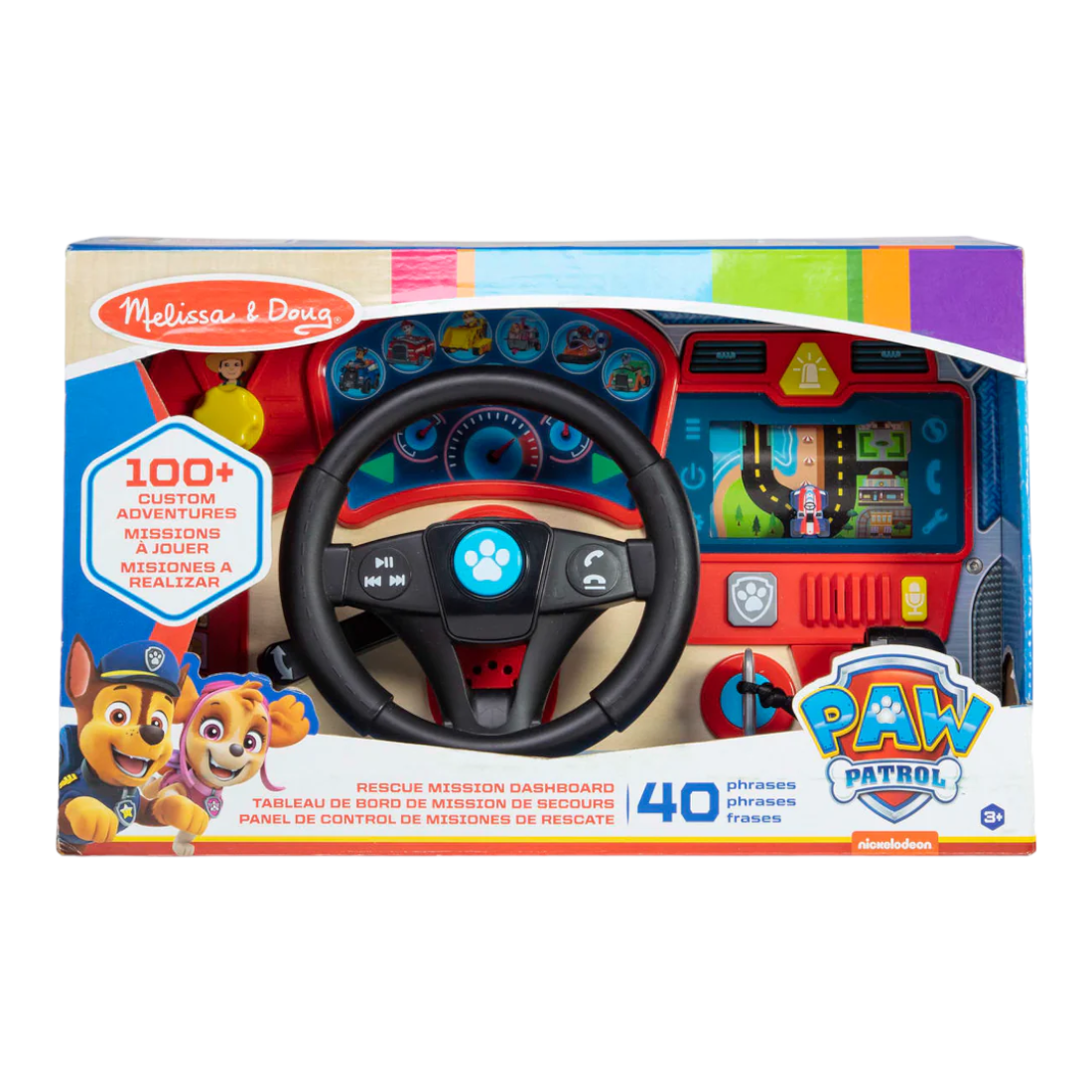 Melissa & Doug - Paw Patrol - Wooden Interactive Dashboard