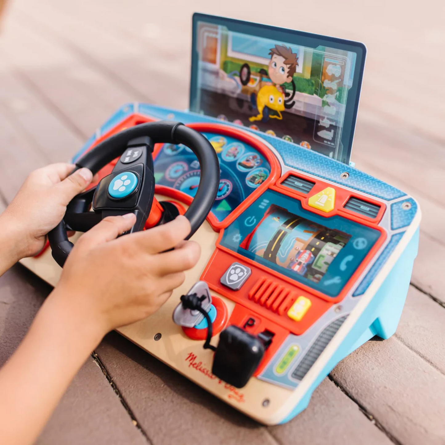 Melissa & Doug - Paw Patrol - Wooden Interactive Dashboard