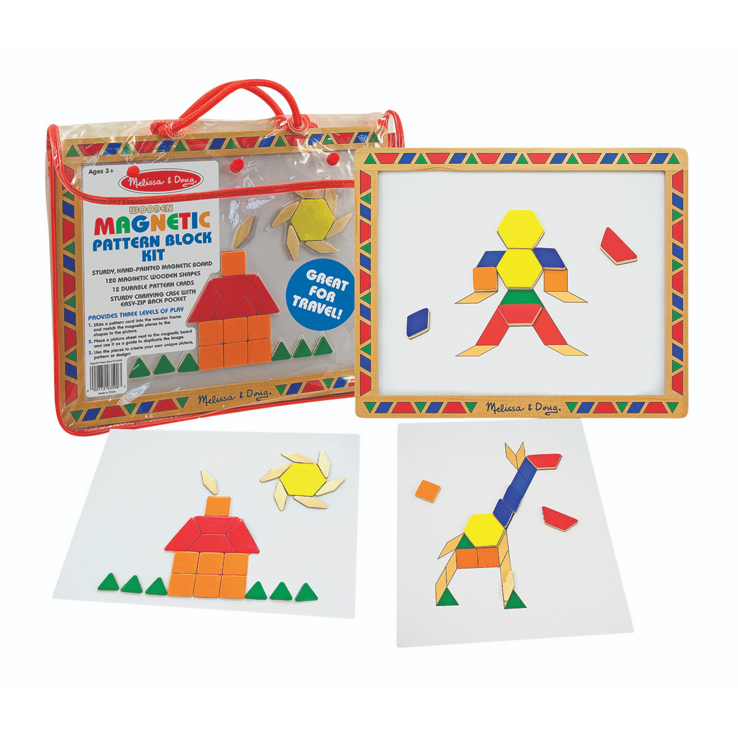 Melissa & Doug - Magnetic Pattern Block Kit