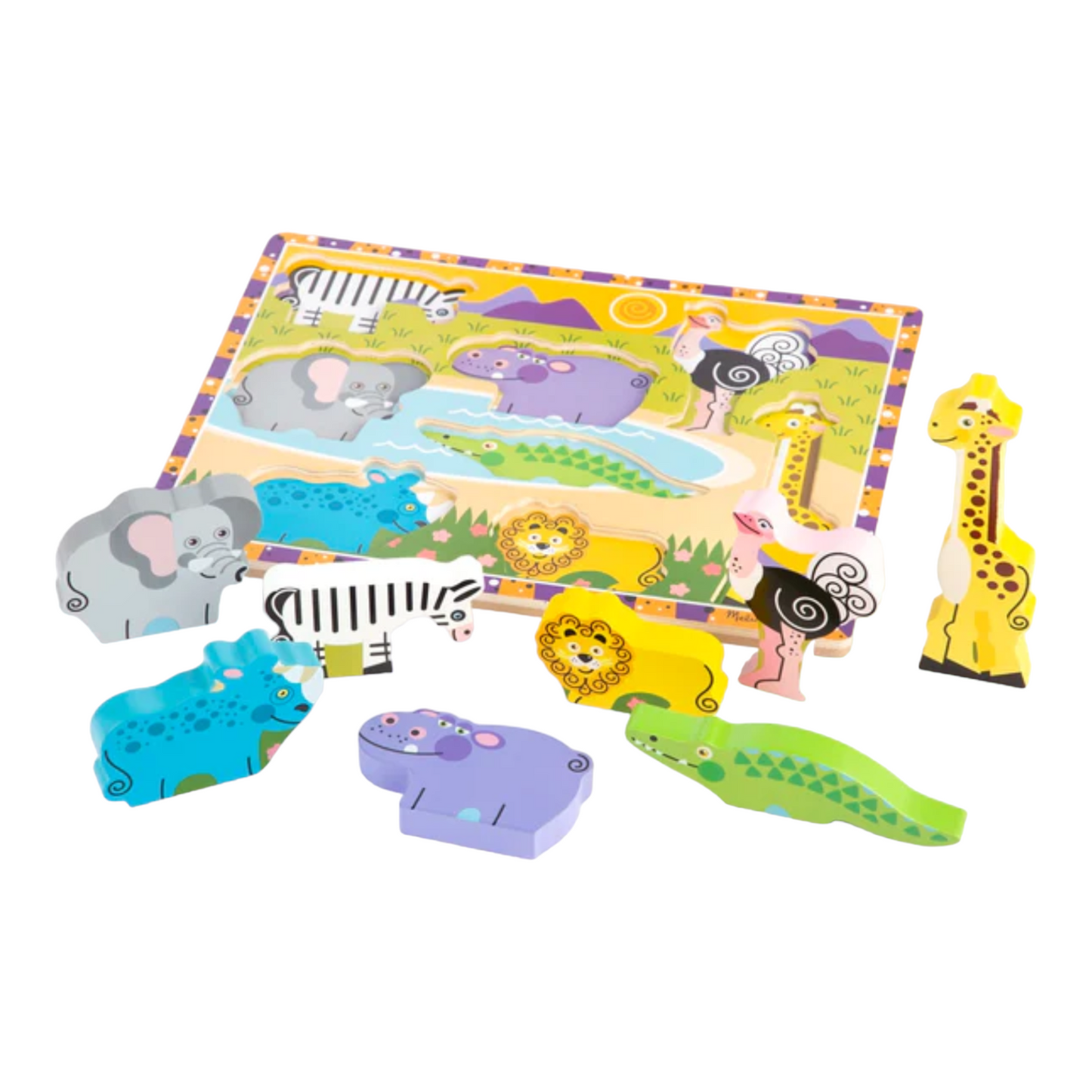 Melissa & Doug - Safari Chunky Puzzle