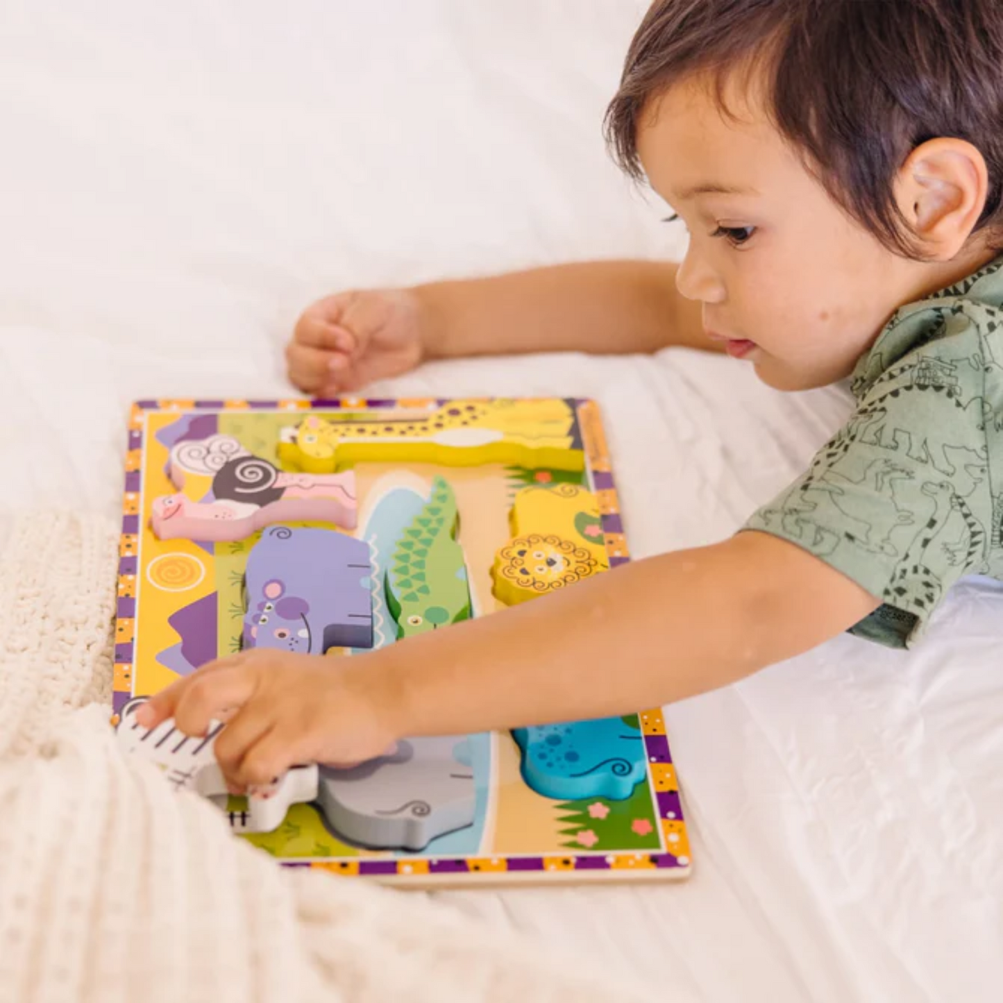 Melissa & Doug - Safari Chunky Puzzle