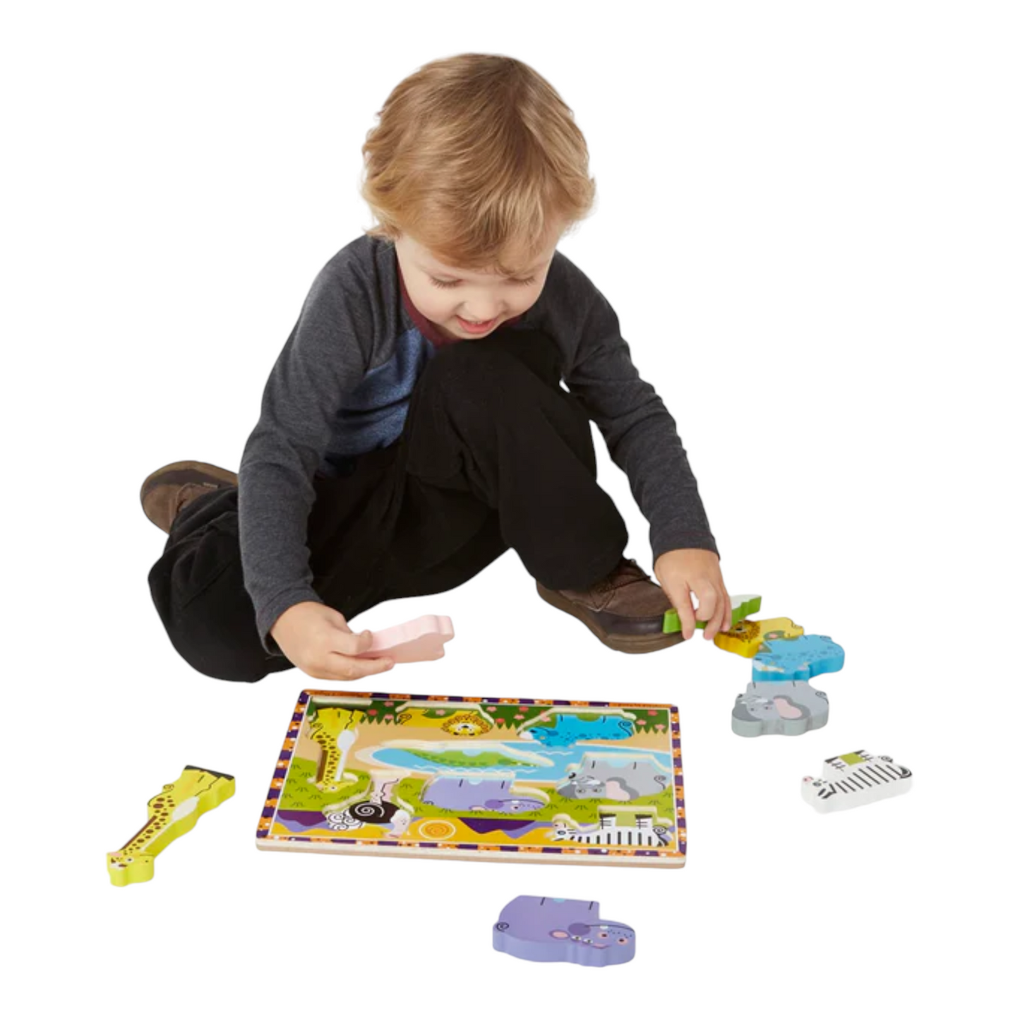 Melissa & Doug - Safari Chunky Puzzle