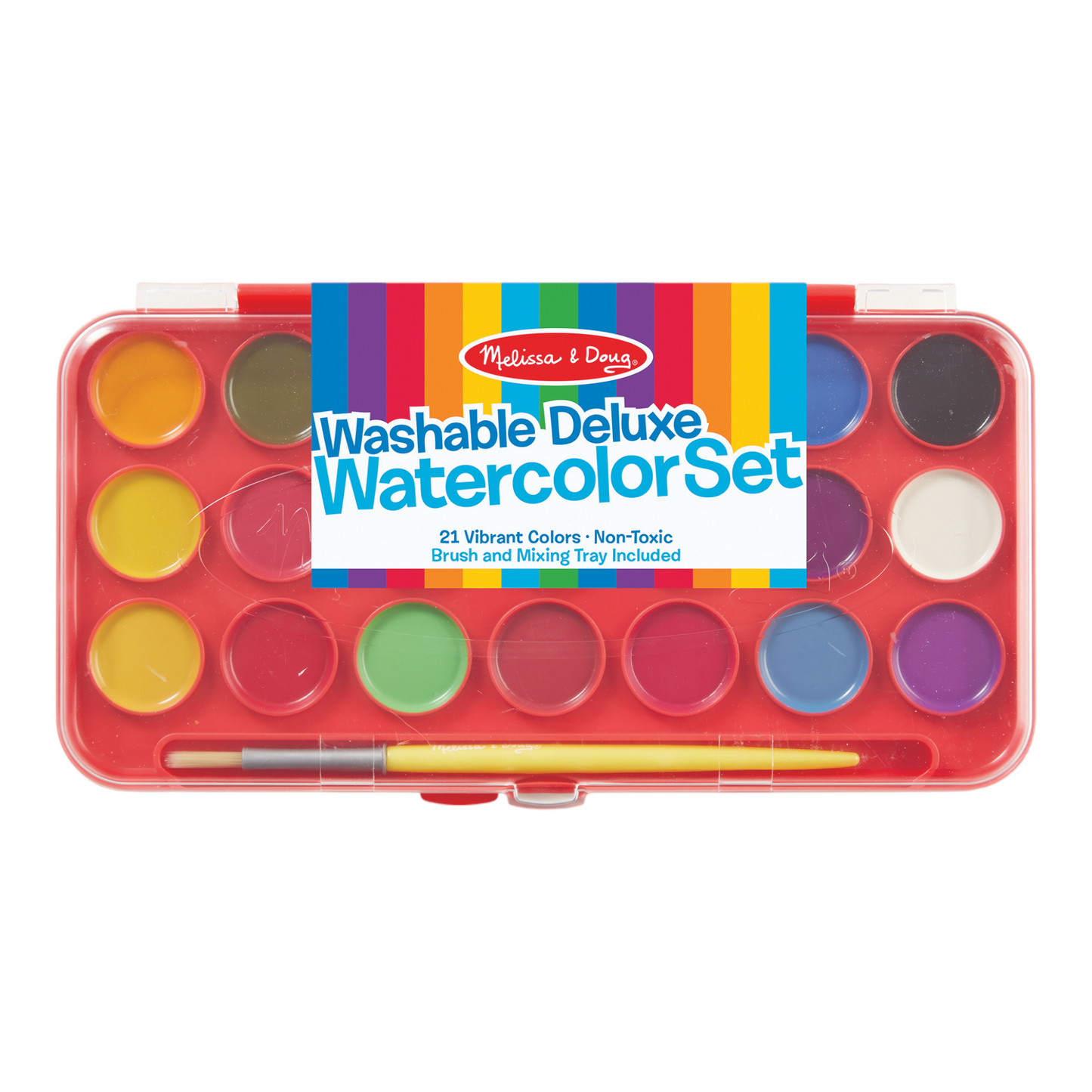 Melissa & Doug - Deluxe Watercolor Paint Set-21 colours