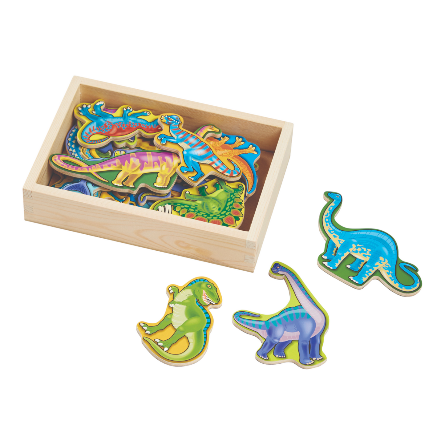 Melissa & Doug - Dinosaur Magnets In A Box of 20
