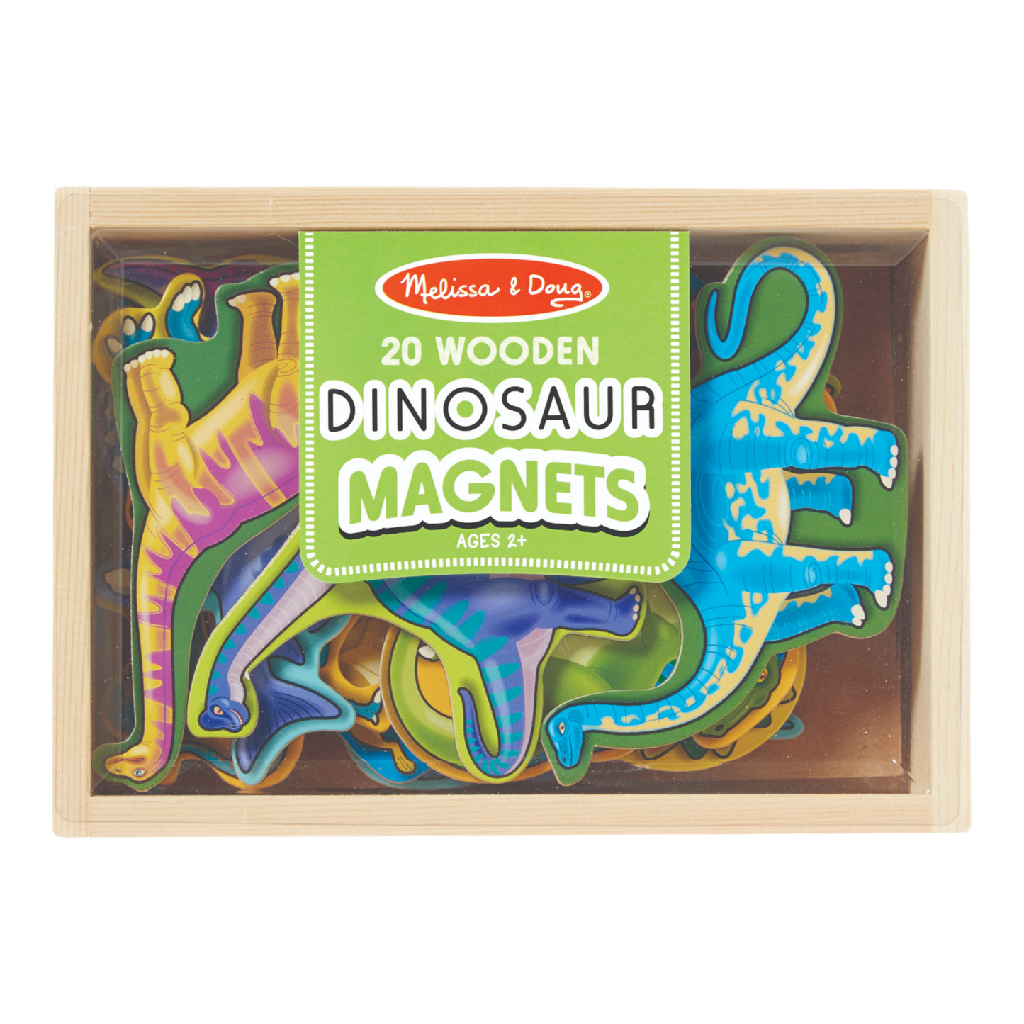Melissa & Doug - Dinosaur Magnets In A Box of 20