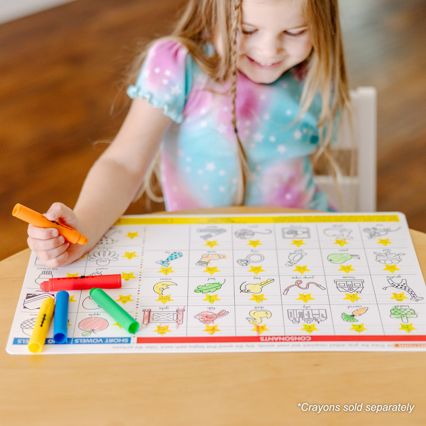 Melissa & Doug - Phonics Write-A-Mat Bundle of 6