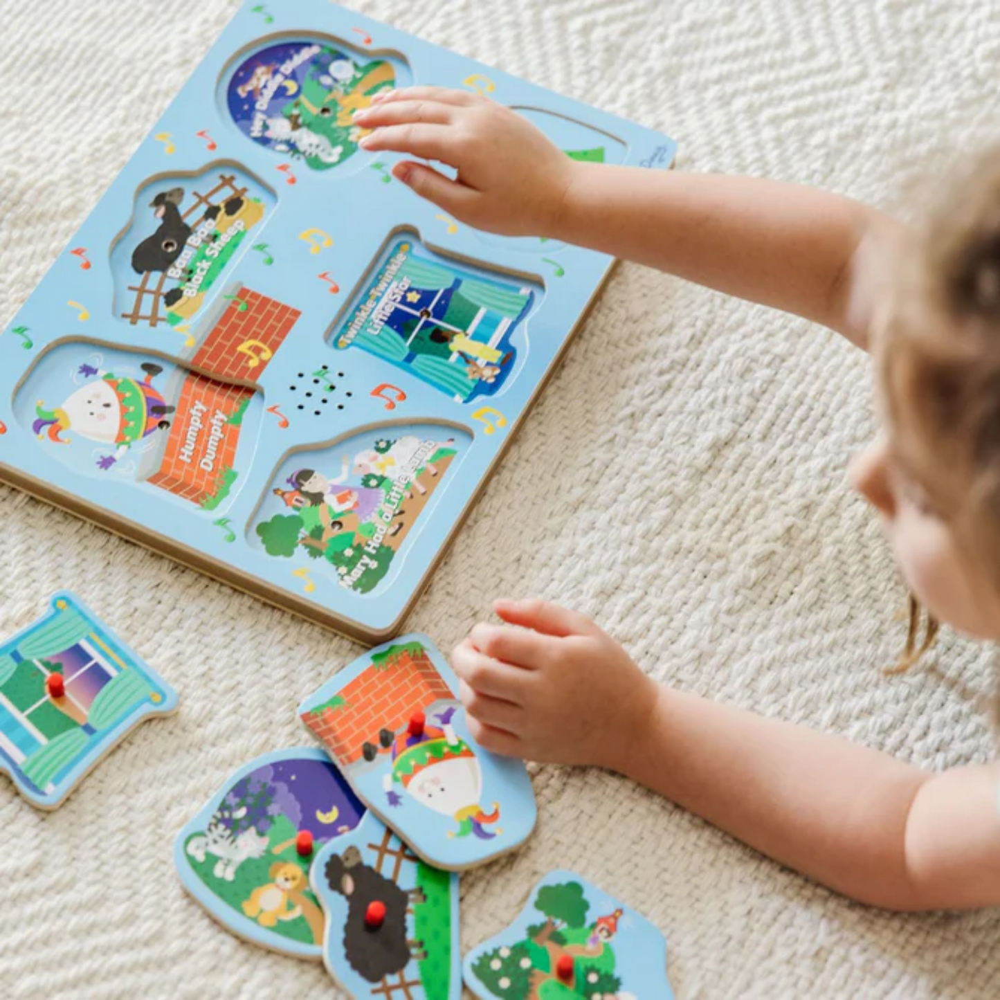 Melissa & Doug - Nursery Rhyme B Sound Puzzle - 6pc