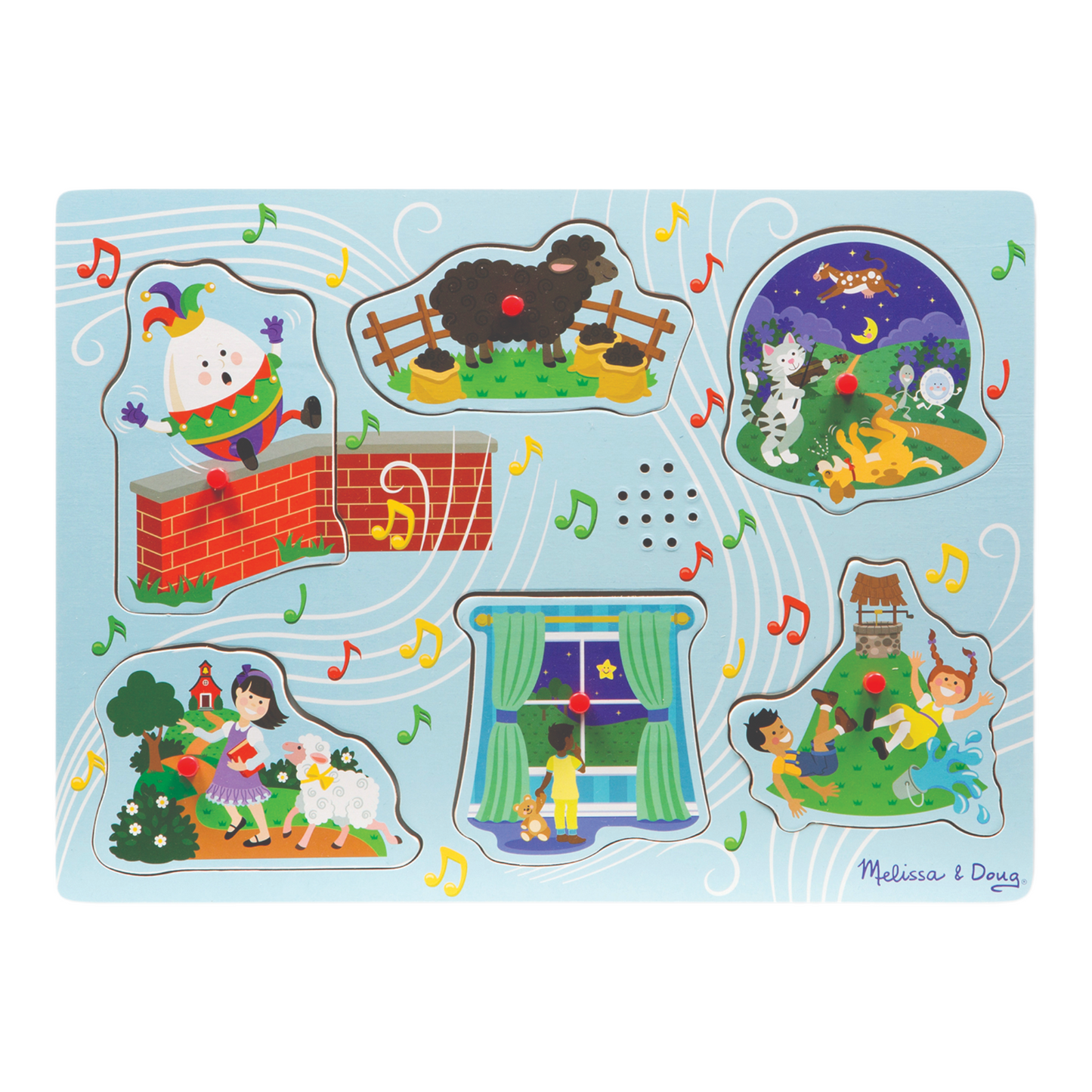 Melissa & Doug - Nursery Rhyme B Sound Puzzle - 6pc