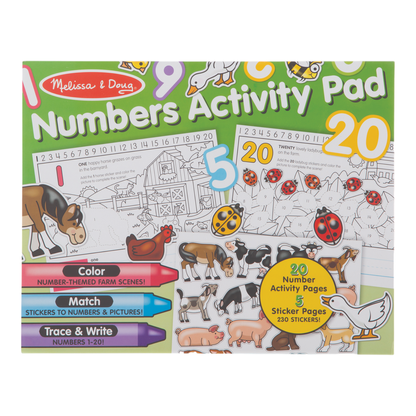 Melissa & Doug - Numbers Activity Pad