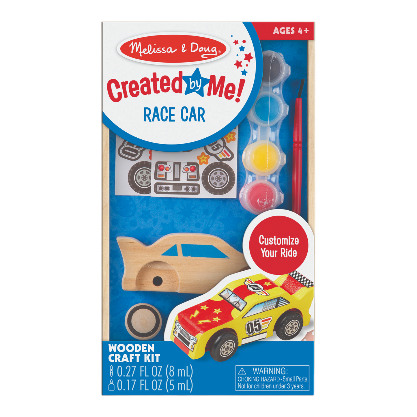 Melissa & Doug Wooden Race Car - DYO