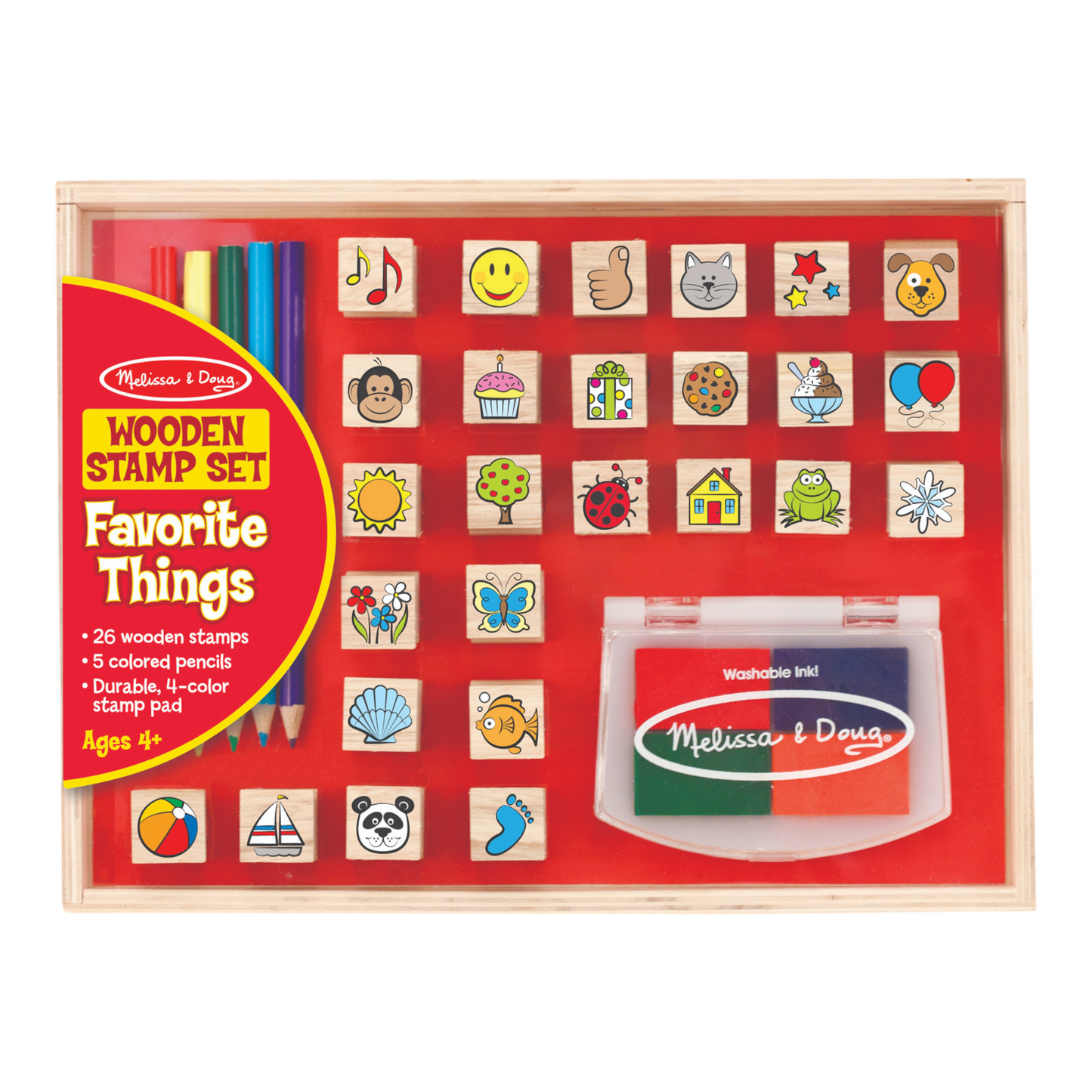 Melissa & Doug - Favorite Objects Stamp Set