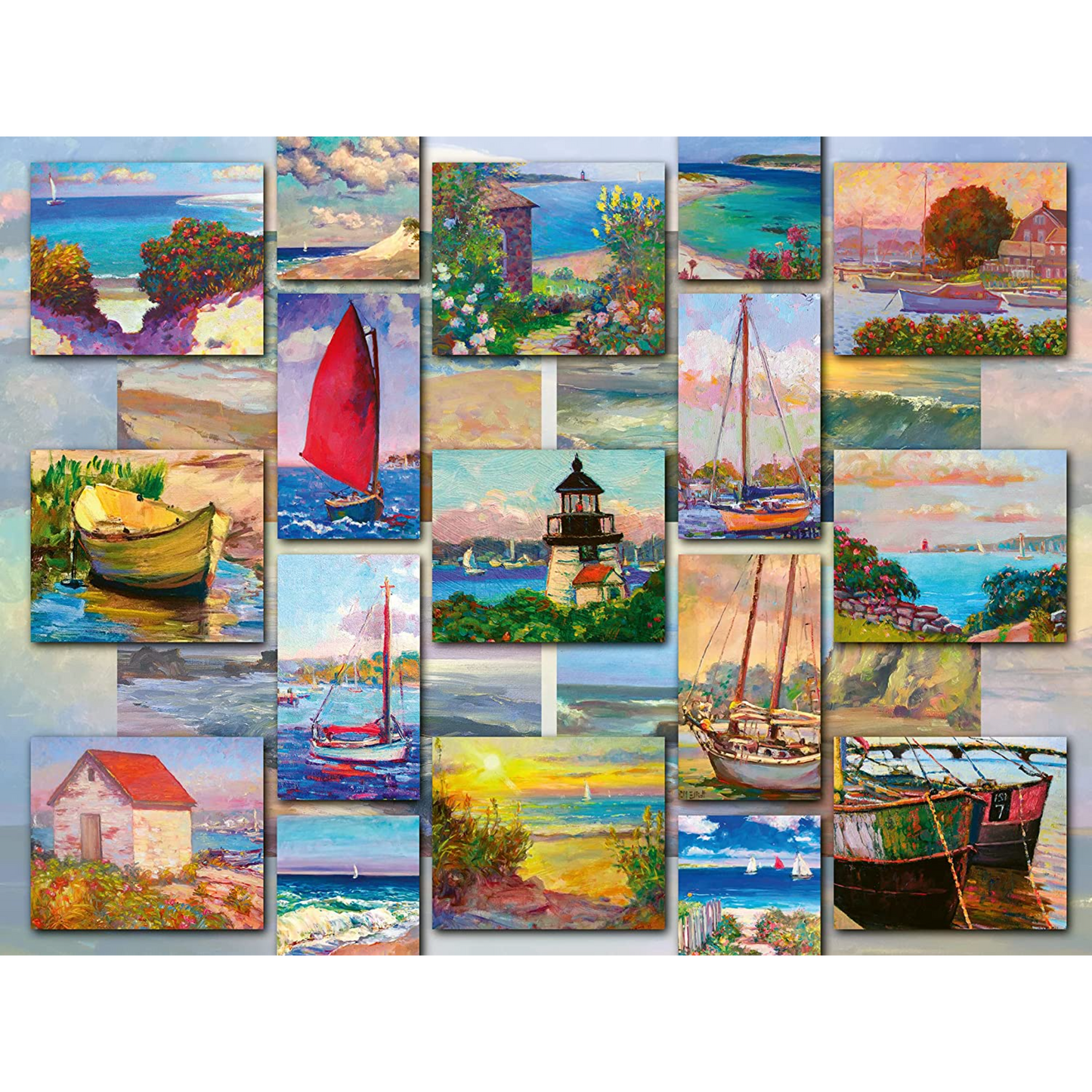 Ravensburger - Coastal Collage Puzzle 1500pc