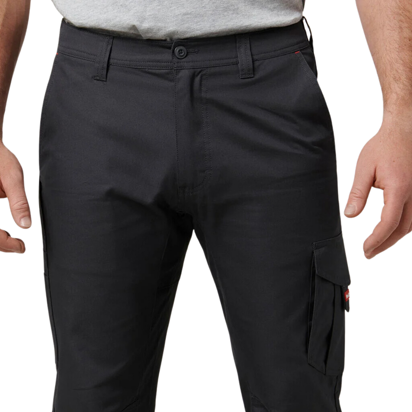 Hard Yakka Men's Core Vented Cotton Work Cargo Pant - Charcoal