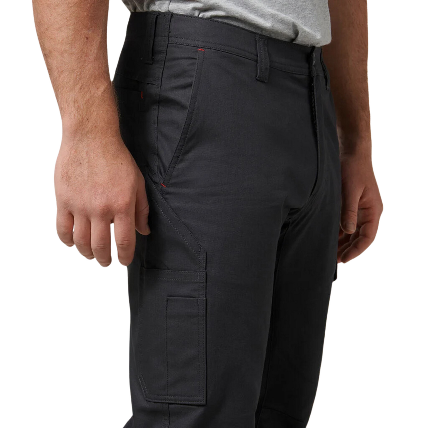 Hard Yakka Men's Core Vented Cotton Work Cargo Pant - Charcoal