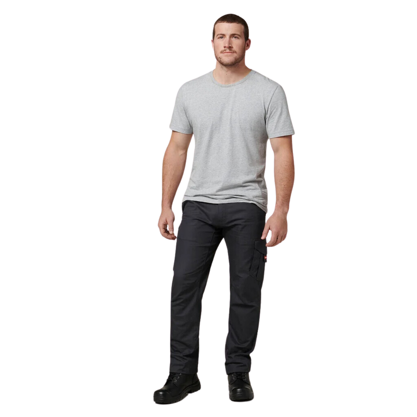 Hard Yakka Men's Core Vented Cotton Work Cargo Pant - Charcoal