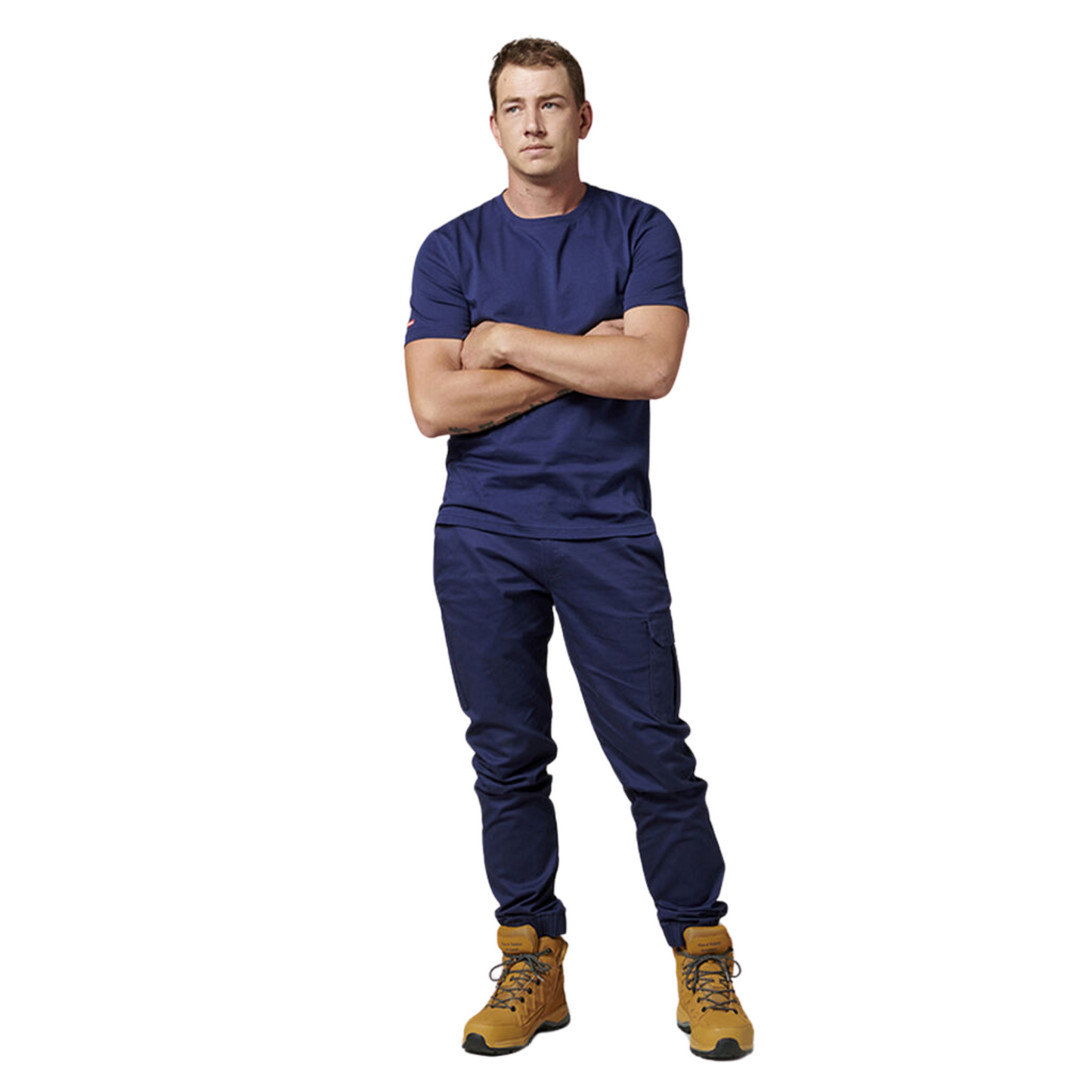 Hard Yakka Men's Stretch Cuff Cargo Pant - Navy