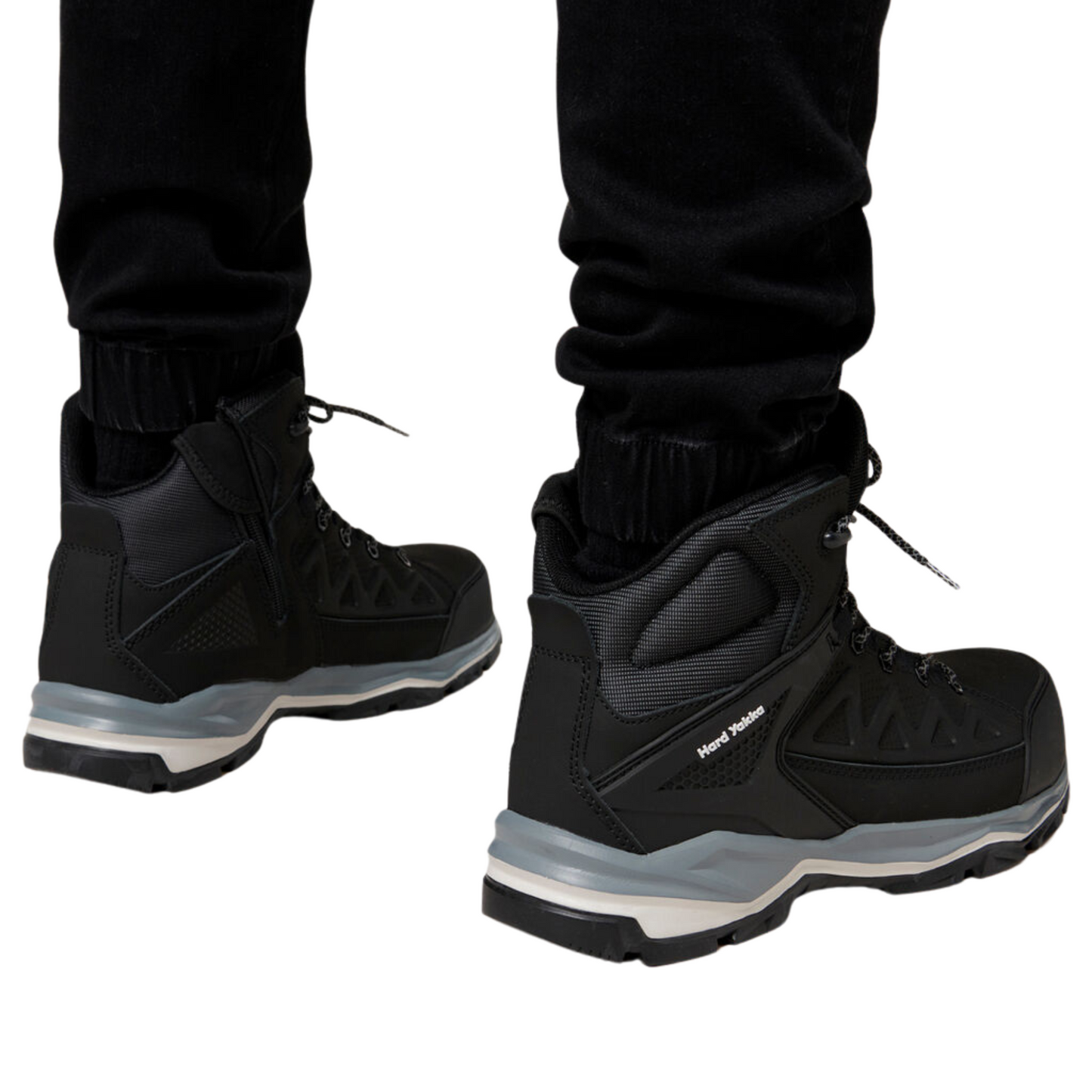 Hard Yakka Men's Active Denim Cuff Jogger - Black