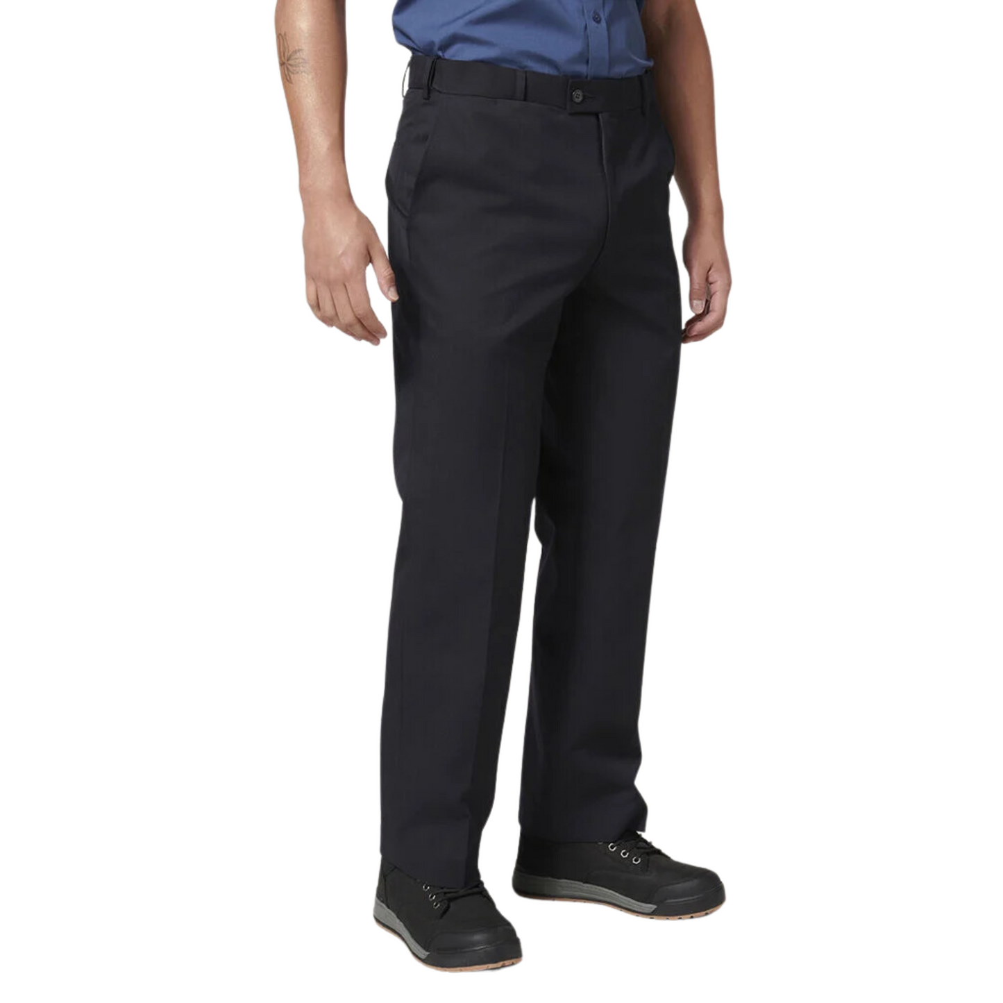 Hard Yakka Men's Core Permanent Press Plain Front Pant - Midnight (Dark Navy)