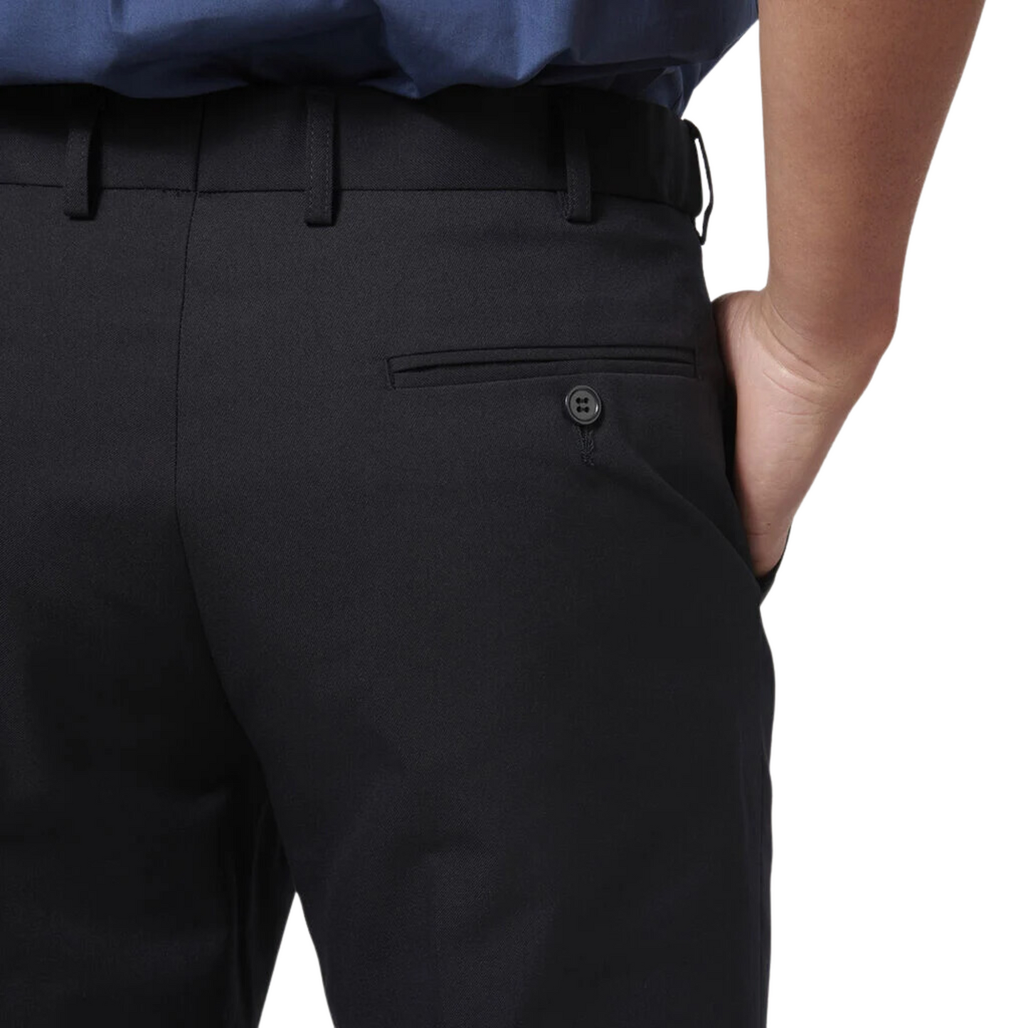 Hard Yakka Men's Core Permanent Press Plain Front Pant - Midnight (Dark Navy)