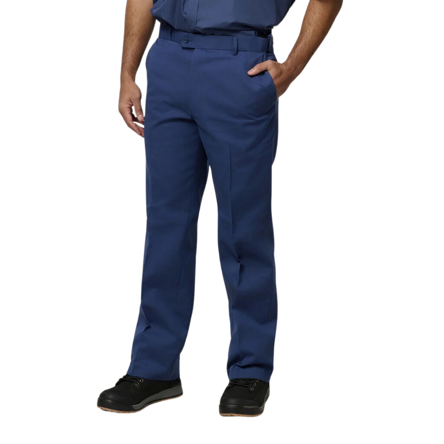 Hard Yakka Men's Core Permanent Press Plain Front Pant - Navy