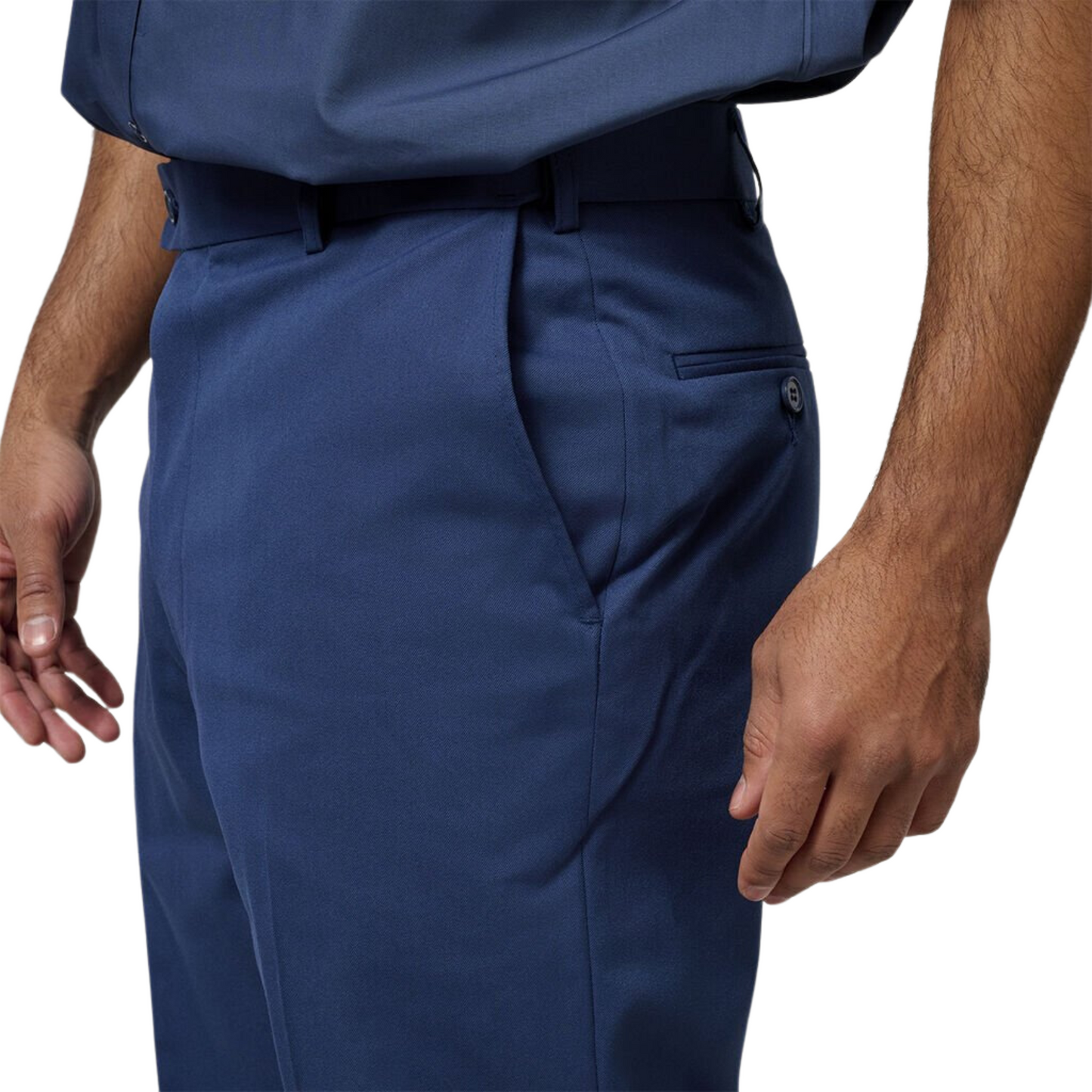 Hard Yakka Men's Core Permanent Press Plain Front Pant - Navy