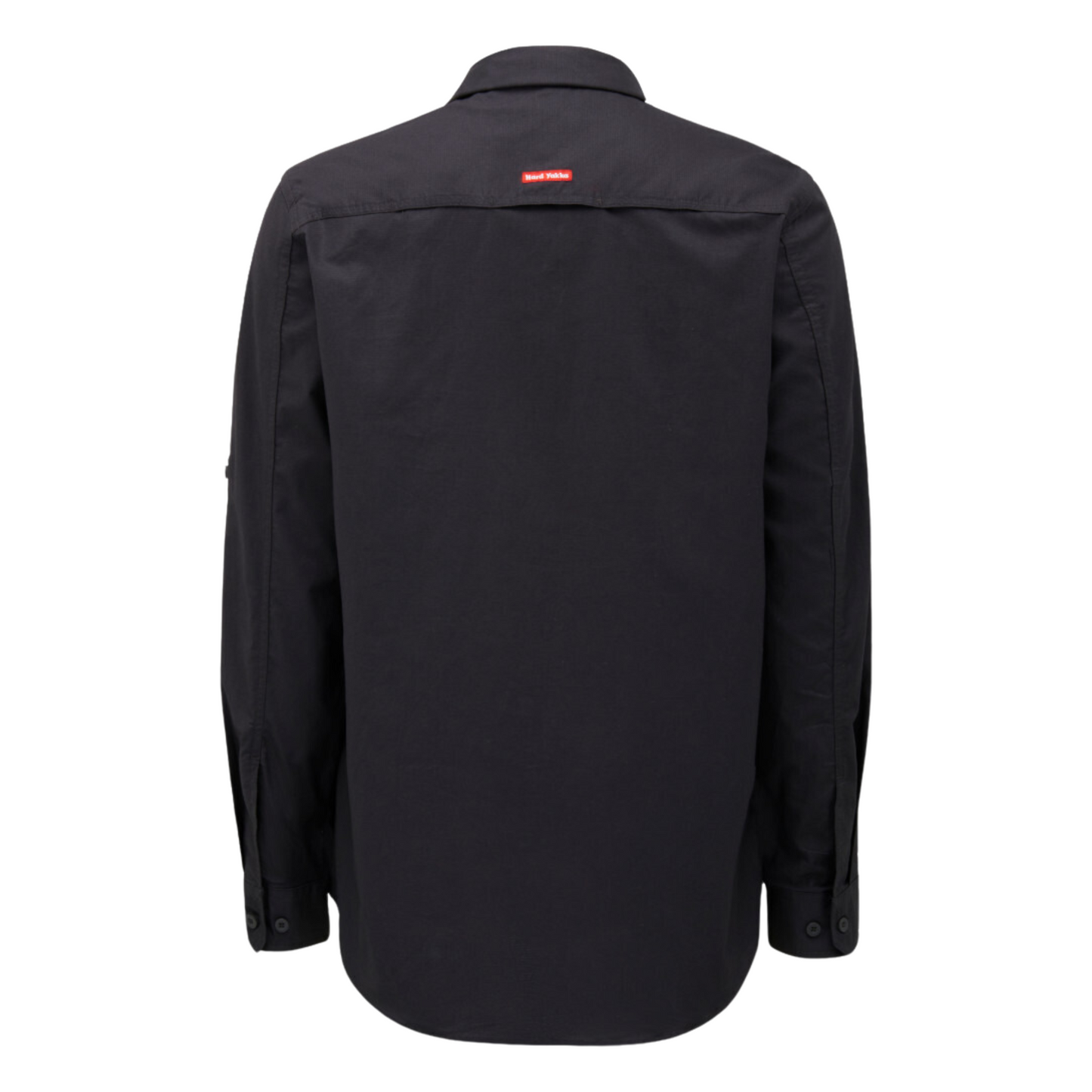 Hard Yakka Men's 3056 Long Sleeve Flex Ripstop Work Shirt - Charcoal