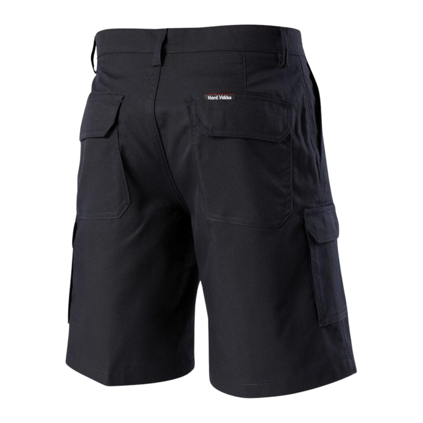 Hard Yakka Men's Foundations Permanent Press Crease Free Cargo Shorts - Midnight