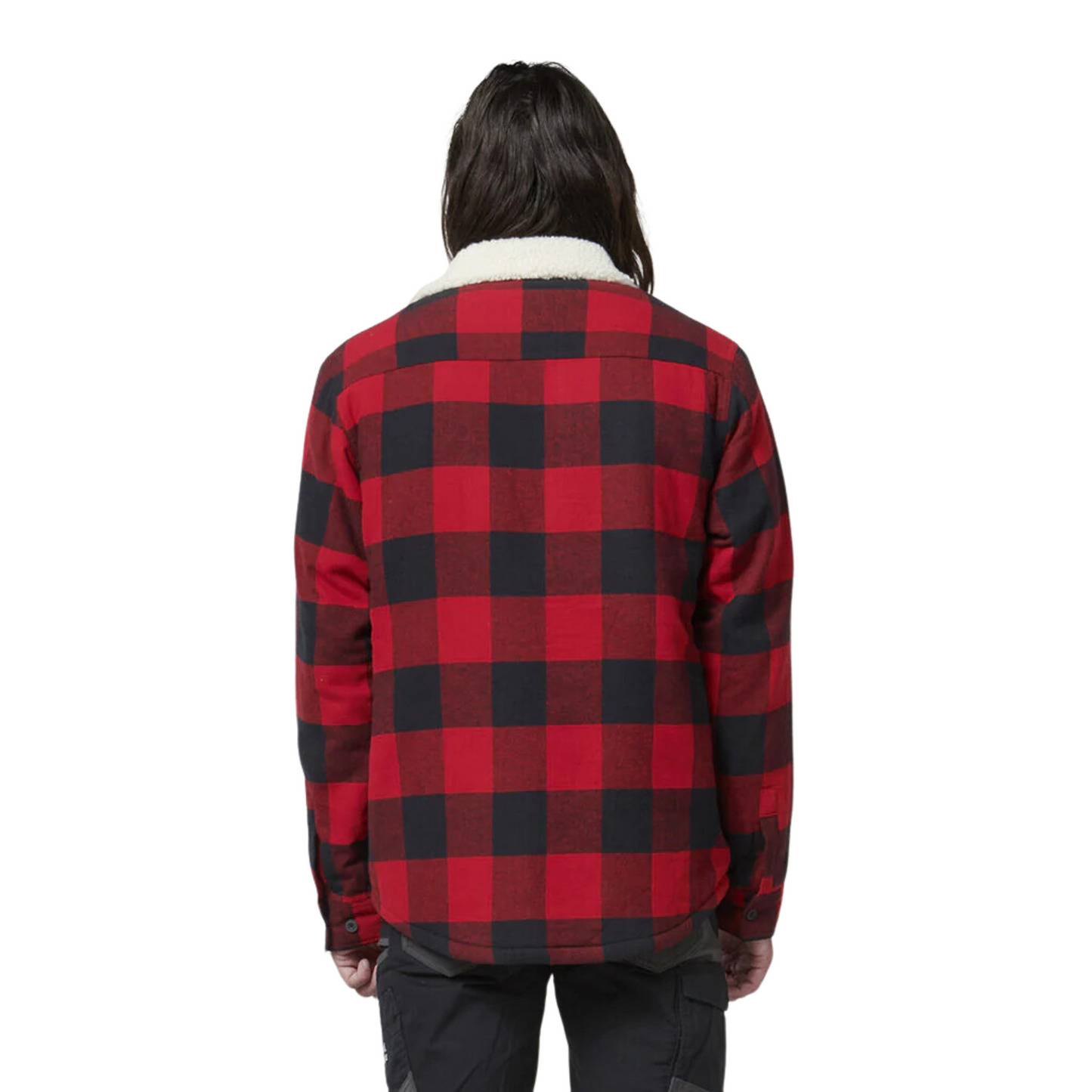 Hard Yakka Men's Heritage Trucker Sherpa Jacket - Red
